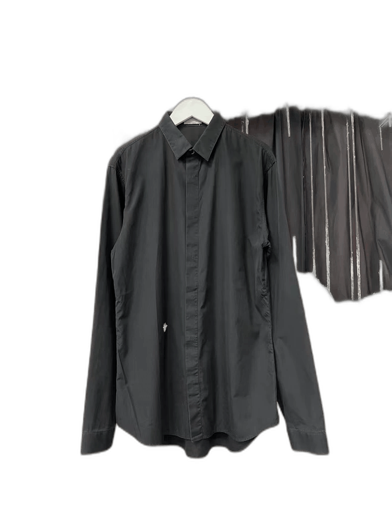 Dior Dior Long Sleeve Shirt in Black Size US M / EU 48-50 / 2 - 1 Thumbnail