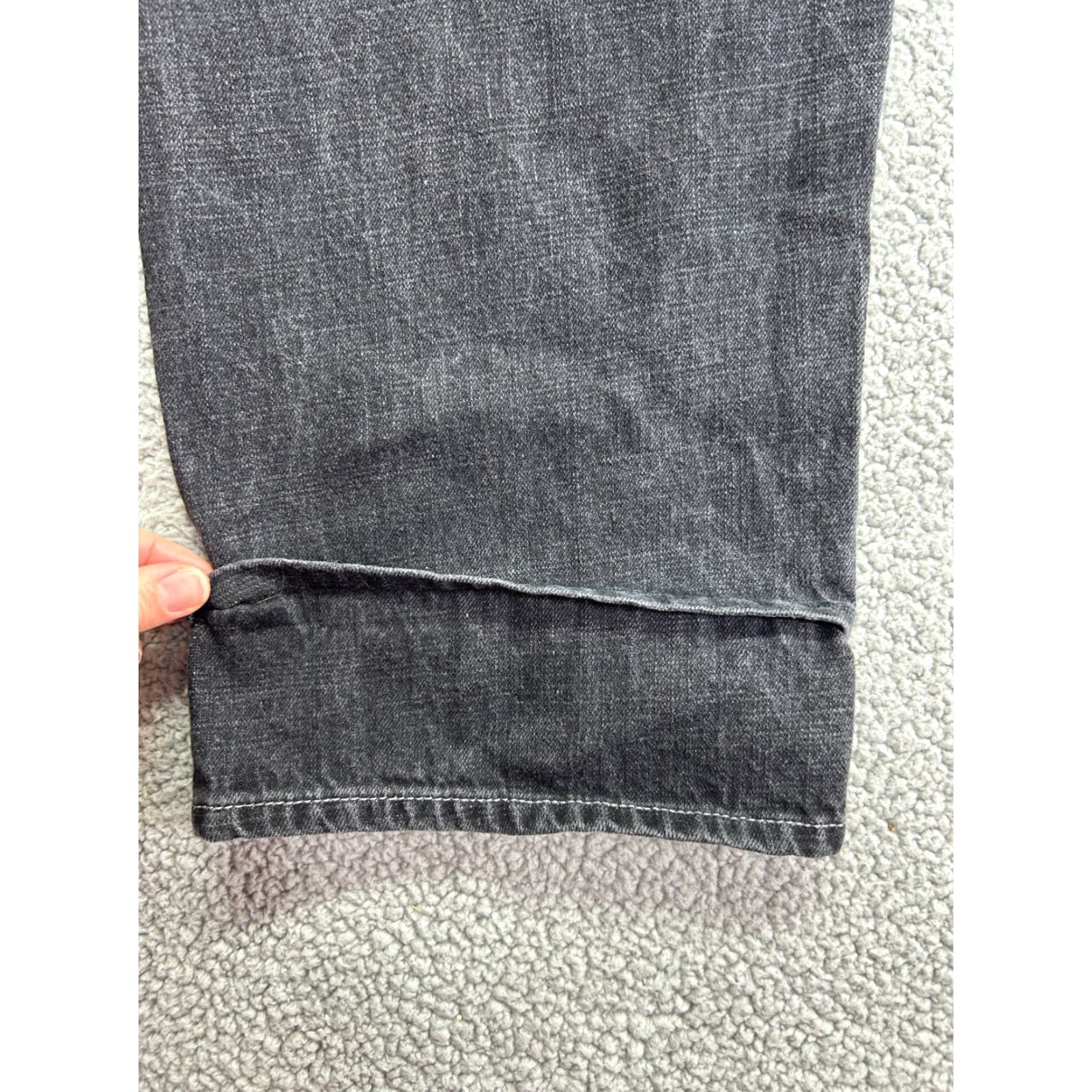 Avirex VINTAGE Avirex Jeans Mens 34x32 Baggy Black Embroidered Y2K 90s Skate RARE READ Size US 34 / EU 50 - 5 Thumbnail