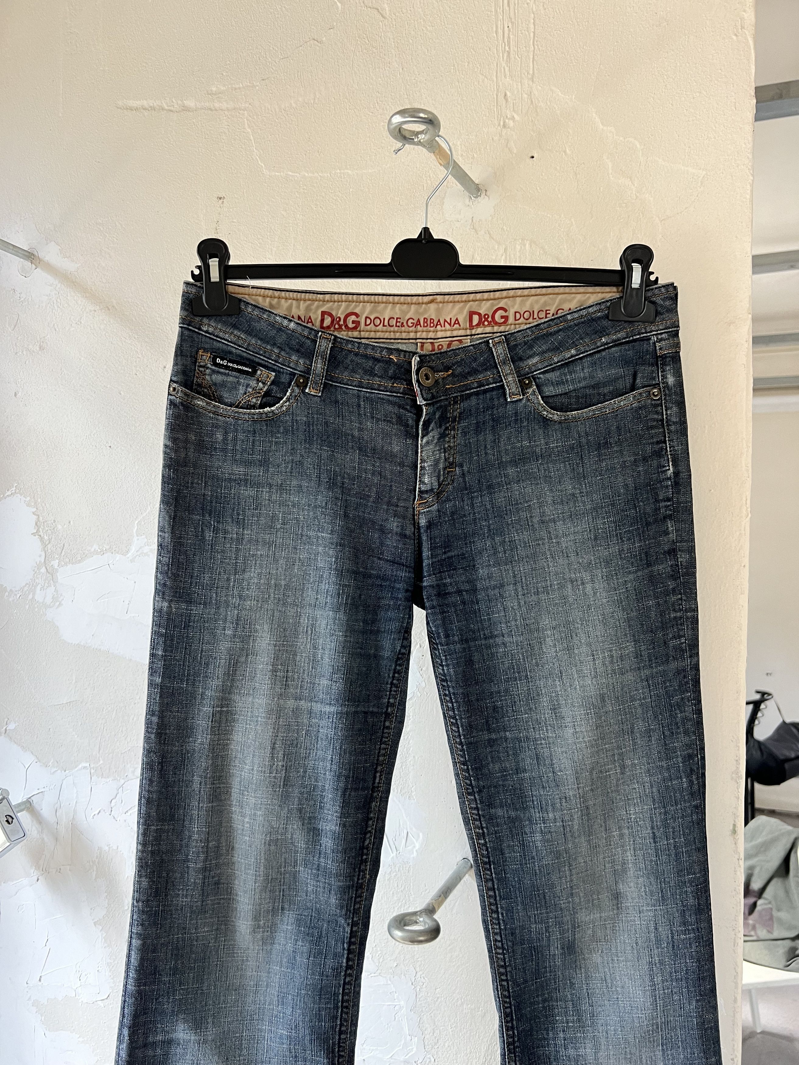 Affliction D&G Vintage Triple Pocket Low Cut Jean 1980s Size 34" / US 12 / IT 48 - 2 Thumbnail