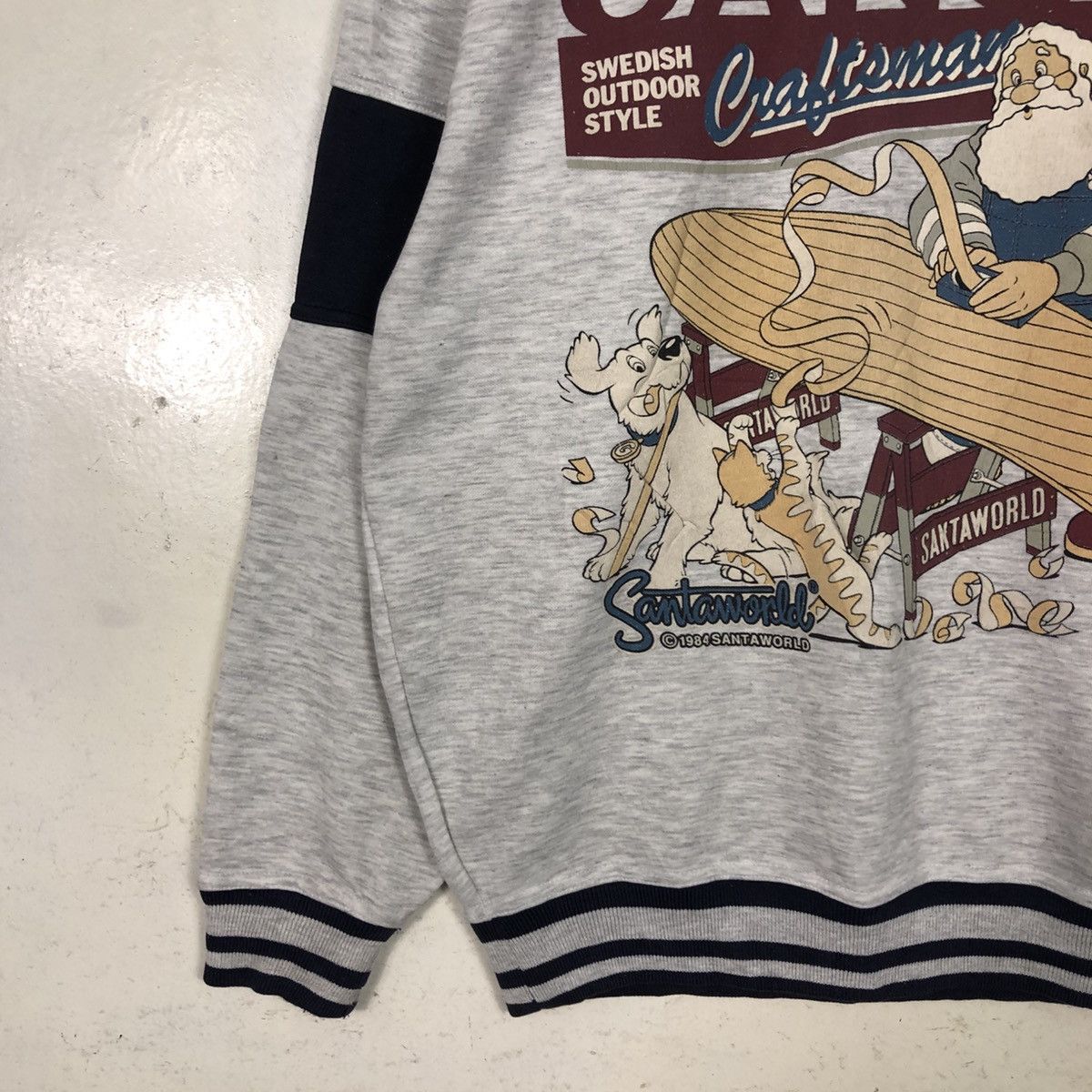 Vintage 📌Vintage 1984 Sweatshirt Santaworld Big Logo Embroidery Size US M / EU 48-50 / 2 - 6 Thumbnail
