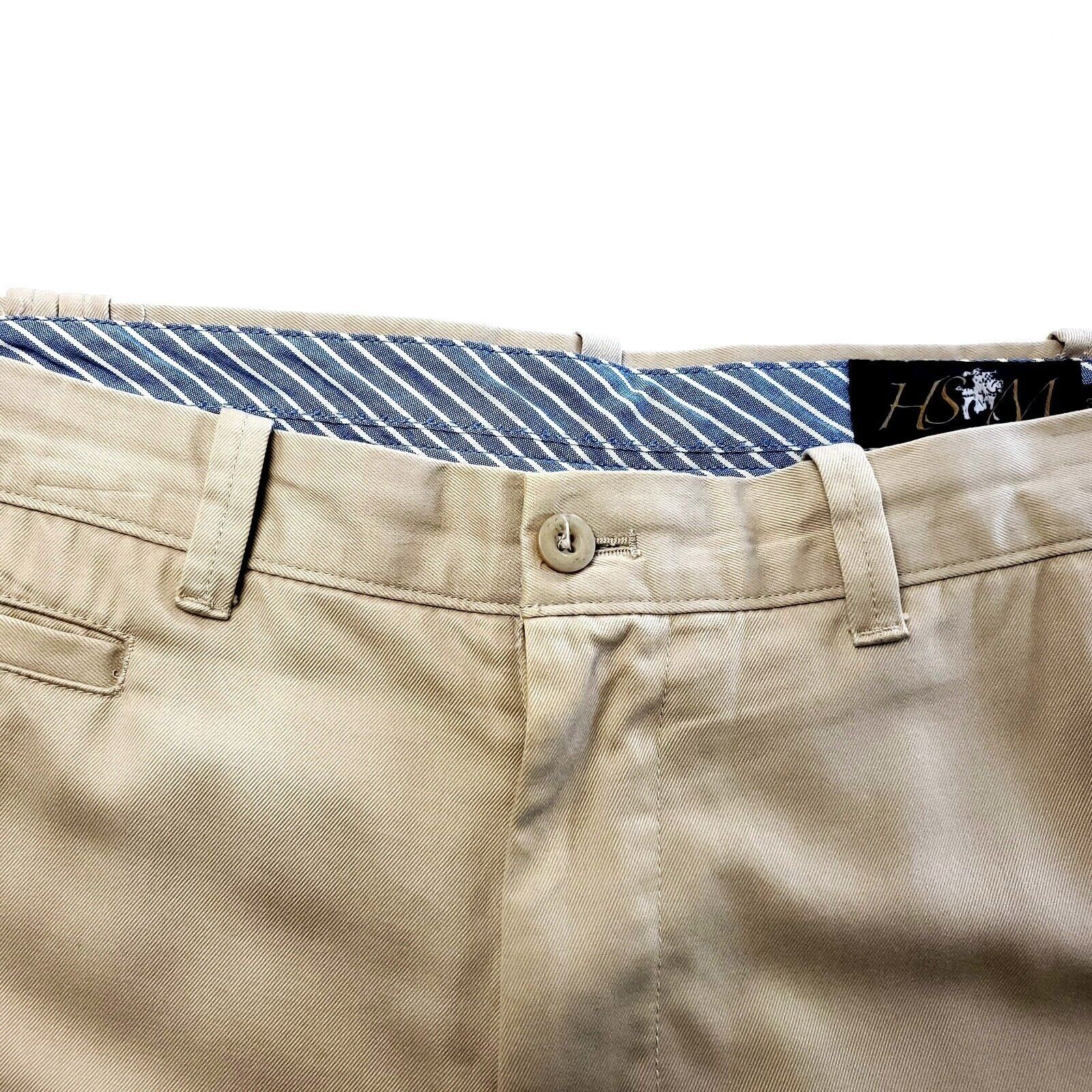 Hart Schaffner Marx Hart Schaffner Marx Cotton Chino Pants 36/30 Tan Flat Front Size US 36 / EU 52 - 2 Thumbnail