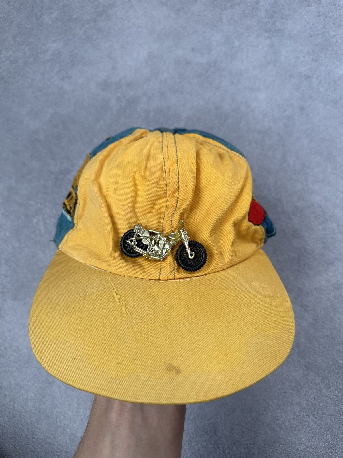 Honda Vintage 1990s Honda Racing Logo Patch Retro Moto Hat Cap Size ONE SIZE - 2 Thumbnail