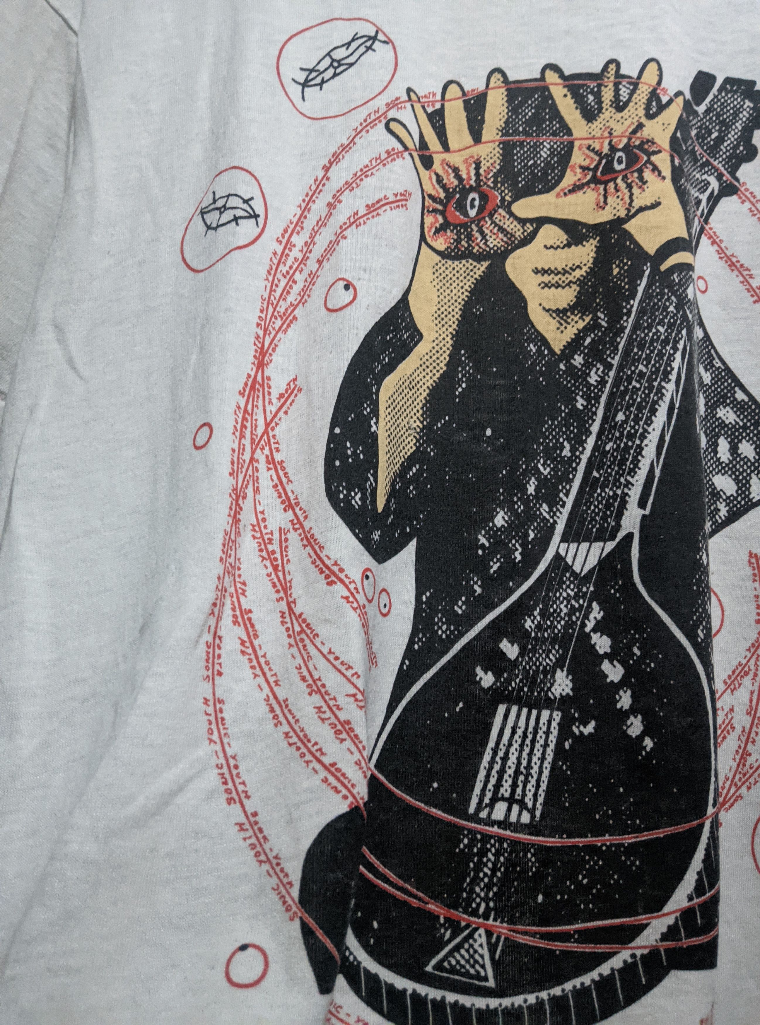 Band Tees Vintage 1986 Sonic youth starpower tanis root t shirt Size US L / EU 52-54 / 3 - 3 Thumbnail