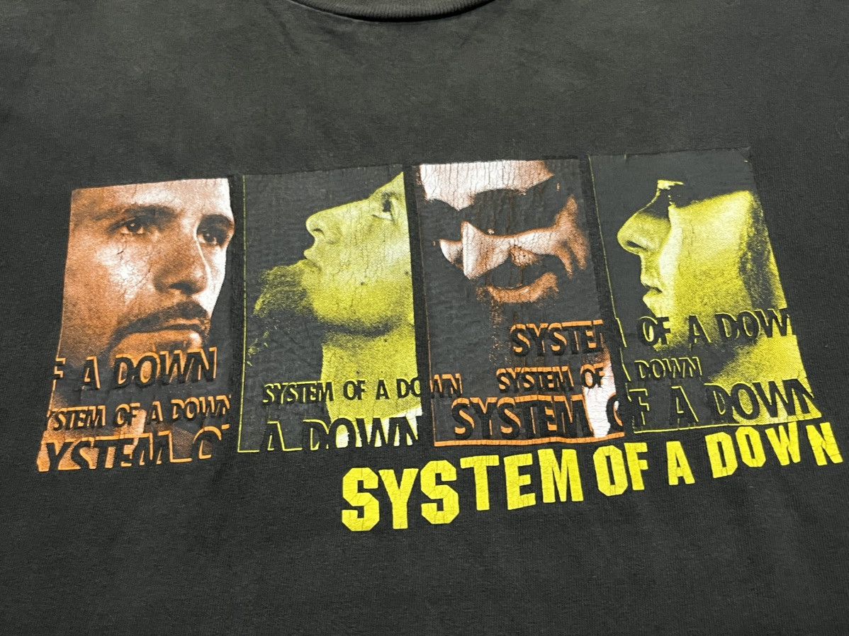 Band Tees Vintage System Of A Down Band Lineup Sunfaded T-Shirt Size US M / EU 48-50 / 2 - 3 Thumbnail