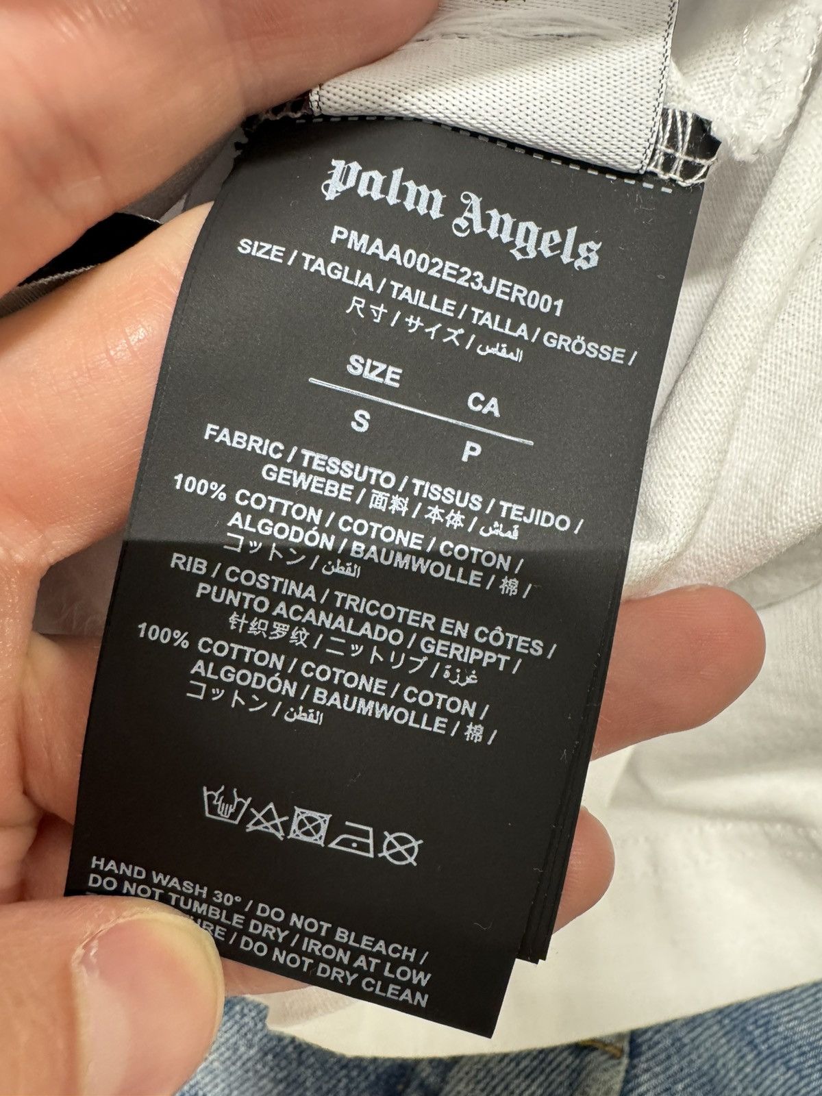 Palm Angels Palm Angels Sketchy Logo T-Shirt NEW 450$ Size US S / EU 44-46 / 1 - 6 Thumbnail