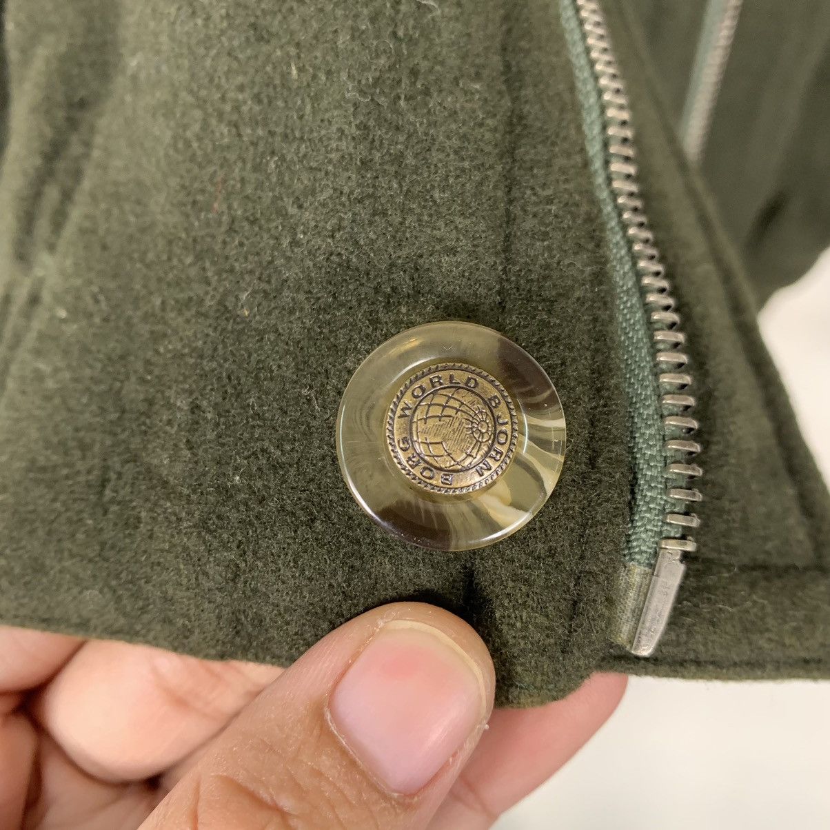 Japanese Brand Borg wool And Cashmere Bomber Jacket Size US M / EU 48-50 / 2 - 15 Thumbnail