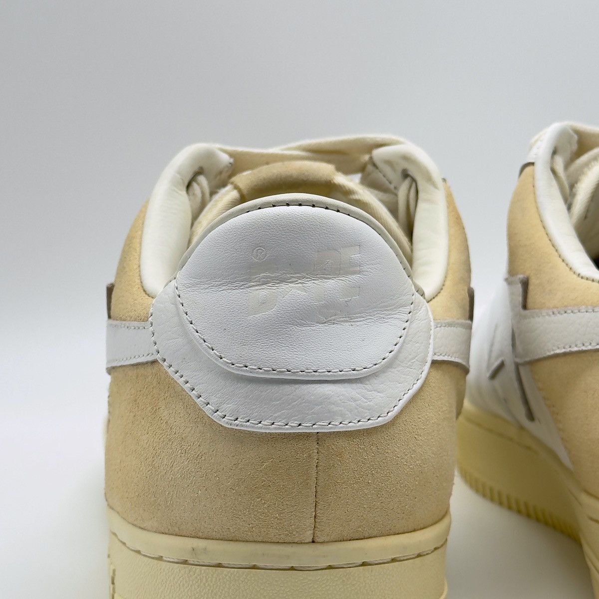 Bape A Bathing Ape Bapesta Suede Heel White 2021 Size US 9.5 / EU 42-43 - 10 Thumbnail