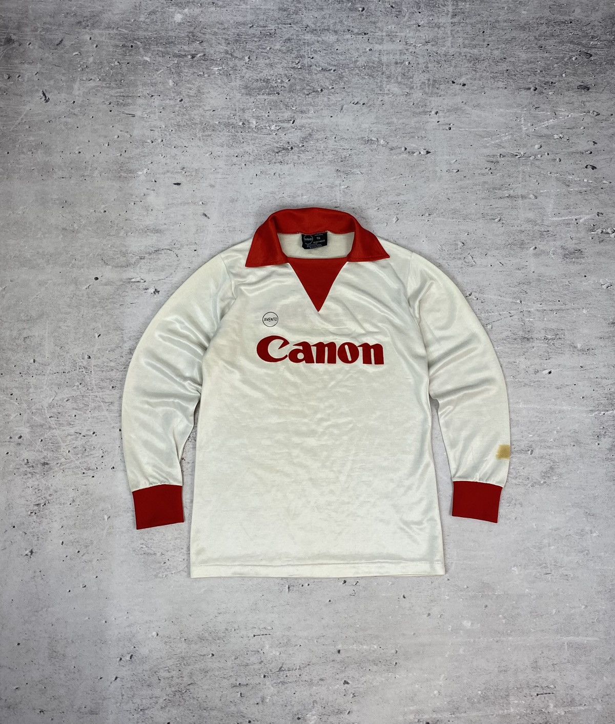VINTAGE VFB STUTTGART 1979/82 CANON FOOTBALL SHIRT LS