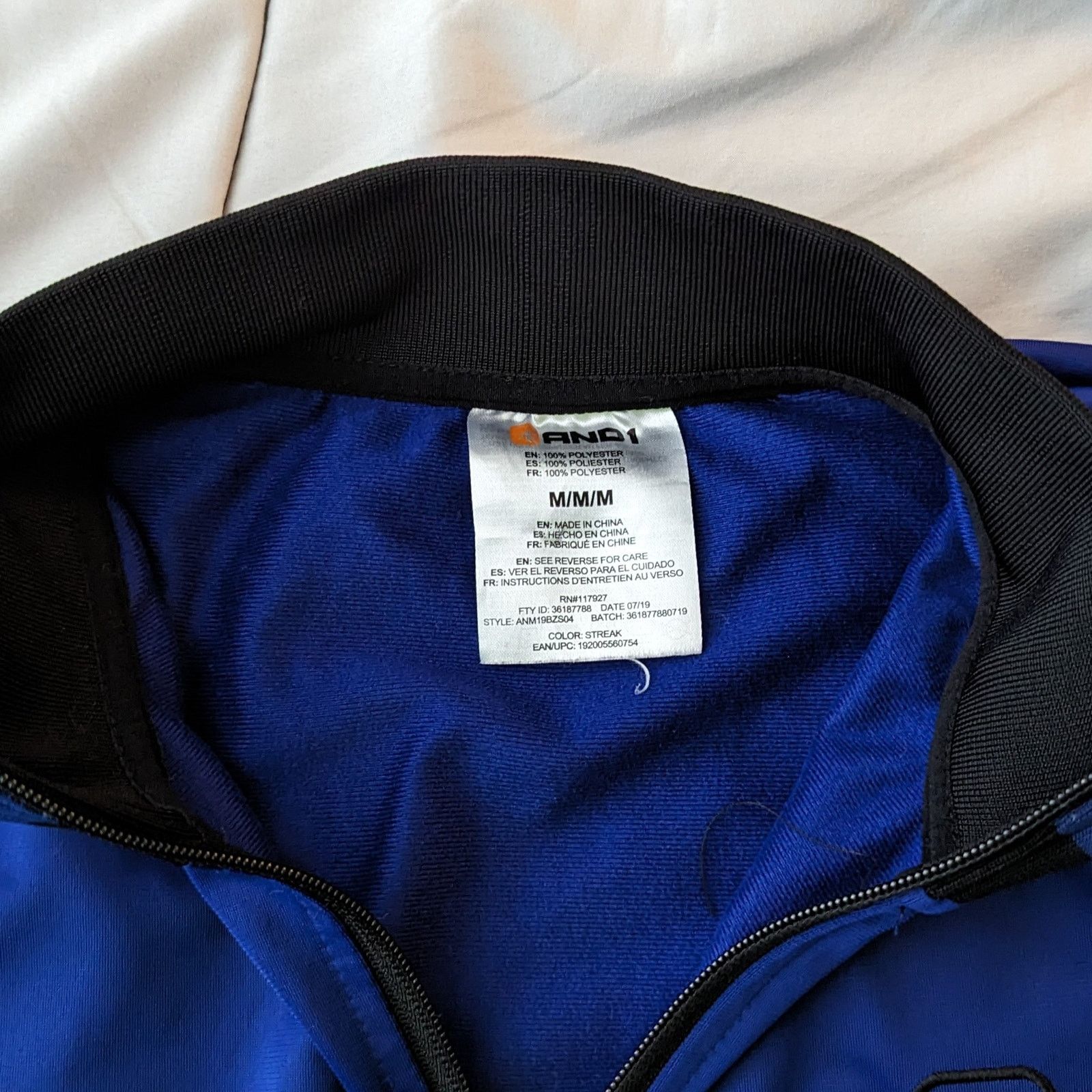Other And1 Men's Activewear Jacket Full Zip Athletic Medium Size US M / EU 48-50 / 2 - 4 Thumbnail