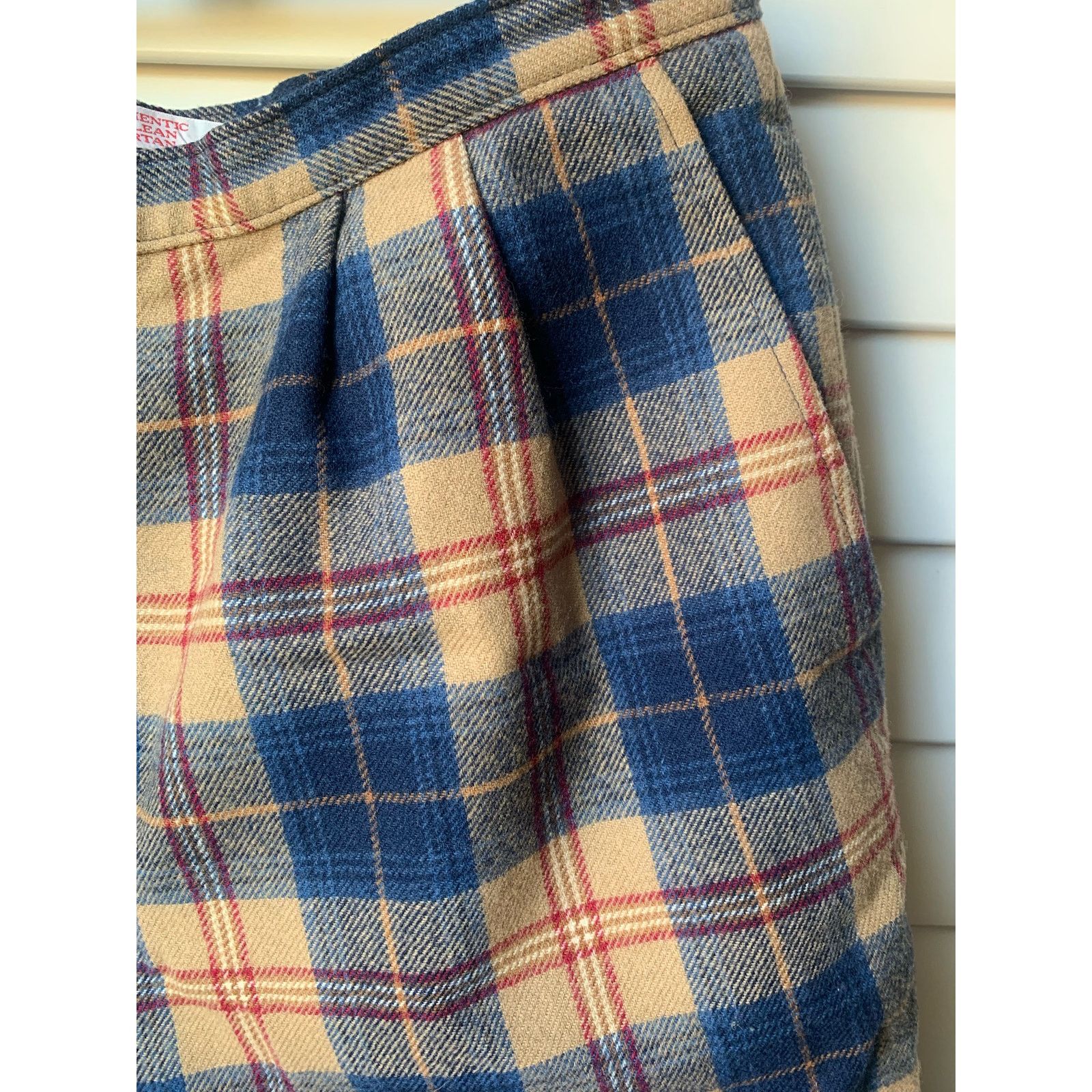 Pendleton Vintage Pendleton Tartan Plaid Wool High Waisted Shorts Size 36" / US 14 / IT 50 - 2 Thumbnail