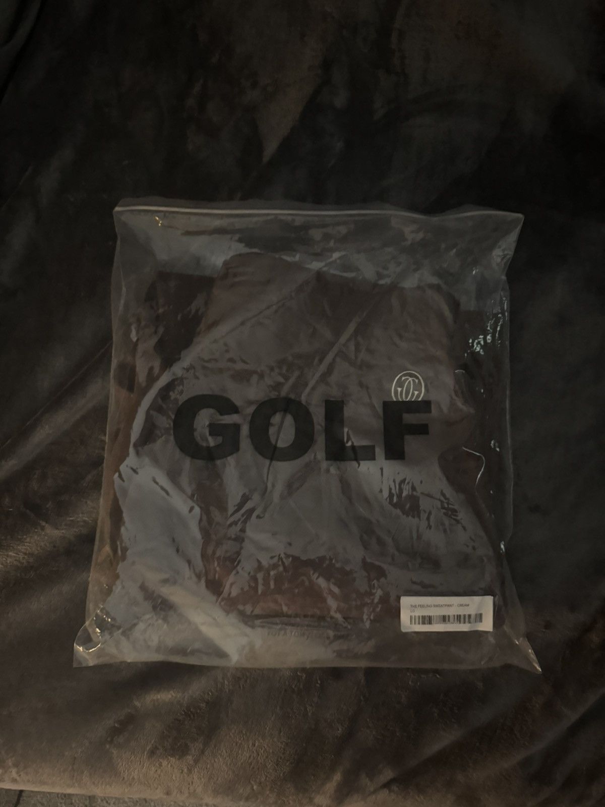 Golf Wang Grand logo linen trouser-brown | Grailed