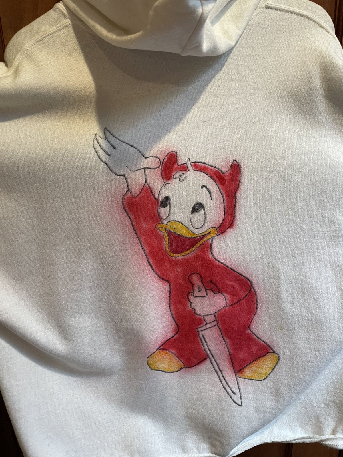Plagueround my bloody valentine airbrushed hoodie Size US XXL / EU 58 / 5 - 4 Thumbnail