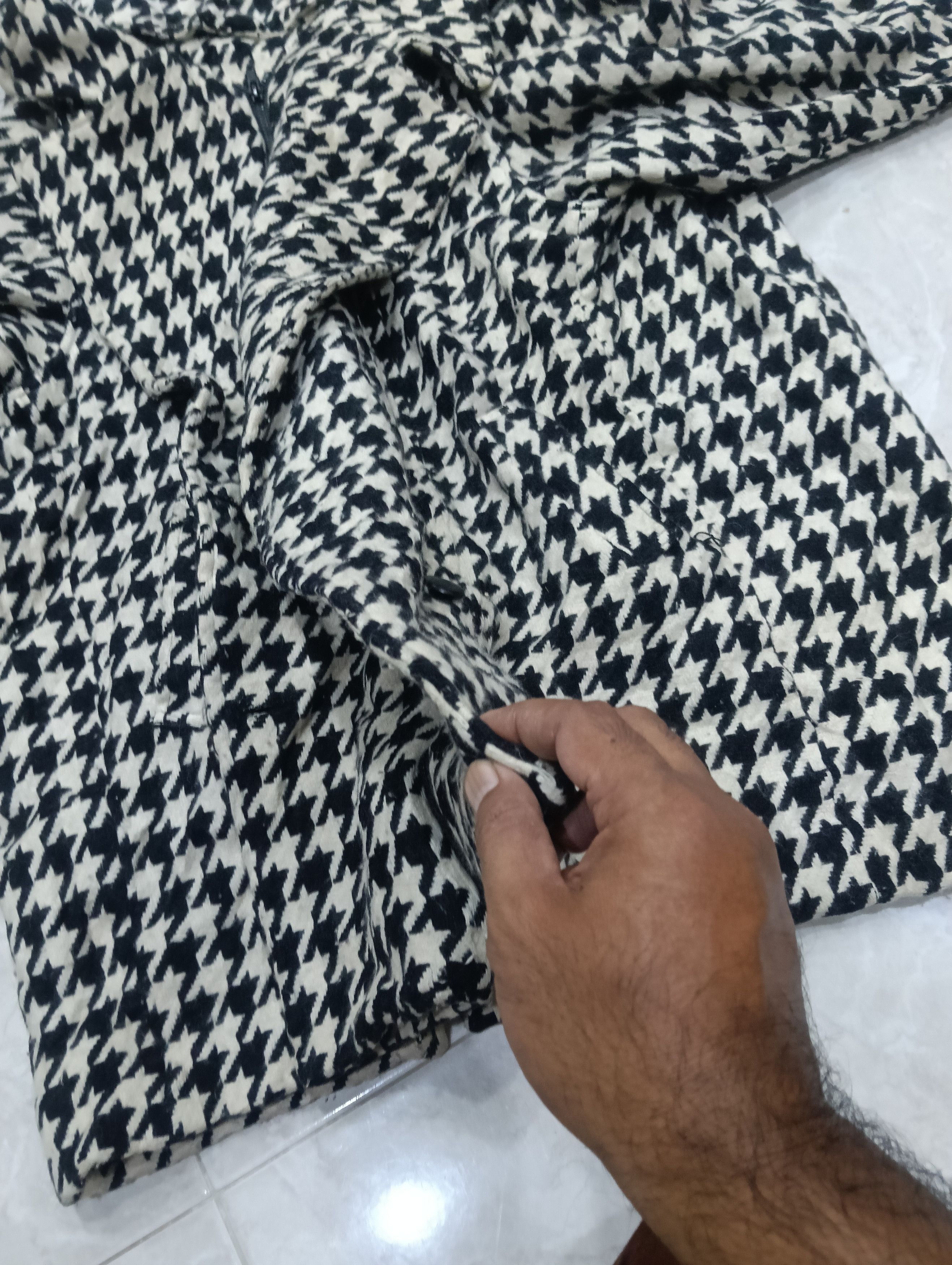 Japanese Unbrand Coat Parka Jacket Like Asymmetrical Design