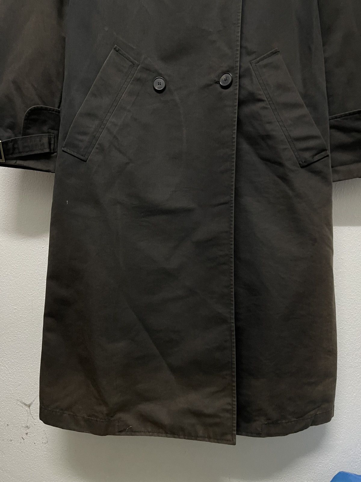 Gucci 90s GUCCI LONG TRENCH BELT LONG JACKET RARE Size US S / EU 44-46 / 1 - 4 Thumbnail
