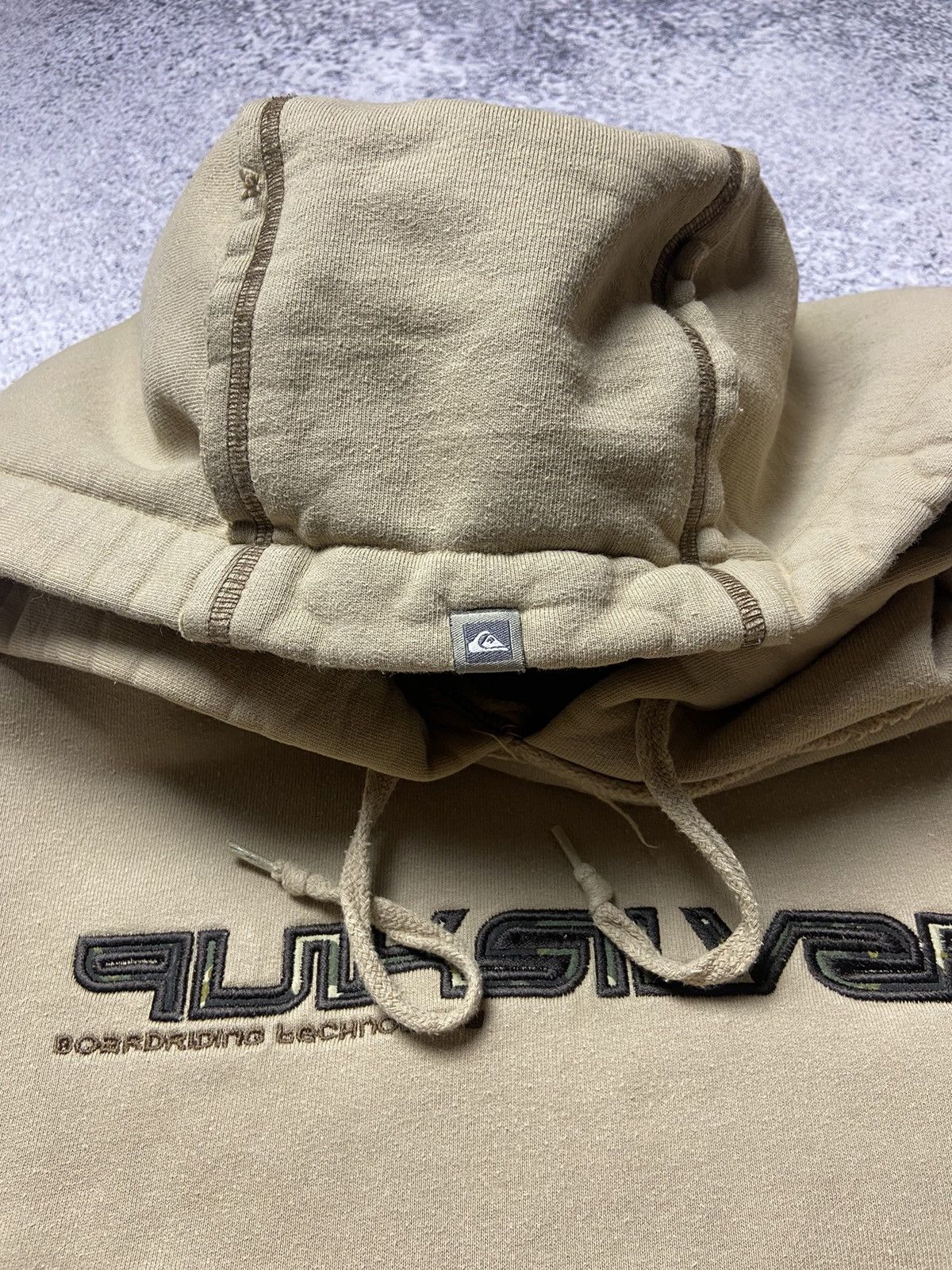 Quiksilver Vintage 90s Quiksilver Hoodie Big Logo Australian Surf Skate Size US L / EU 52-54 / 3 - 8 Thumbnail