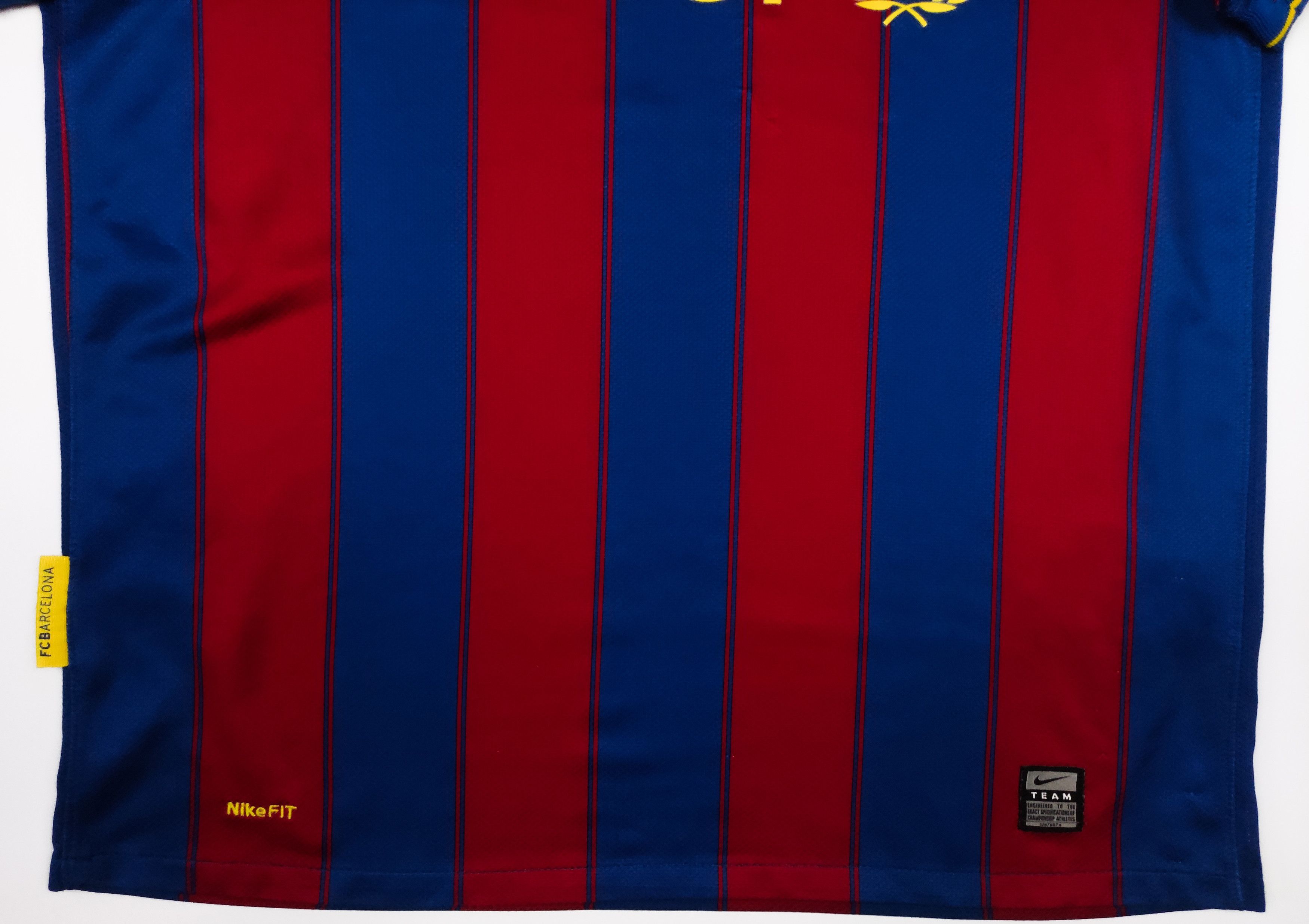 Nike FC Barcelona 2009 2010 Nike Home Shirt Vintage Barca Unicef Size US M / EU 48-50 / 2 - 6 Thumbnail
