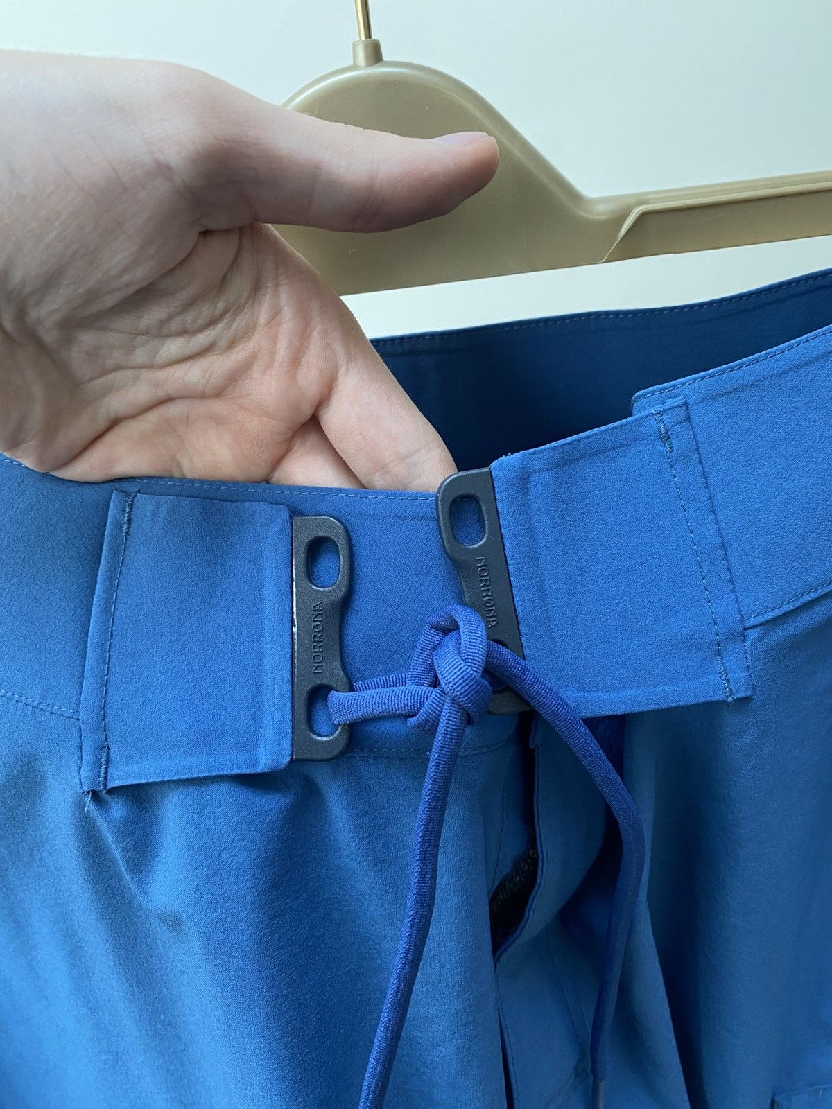 Norrona Vintage Norrona Men's Blue Baggy Super Lightweight Shorts Size US 34 / EU 50 - 5 Thumbnail