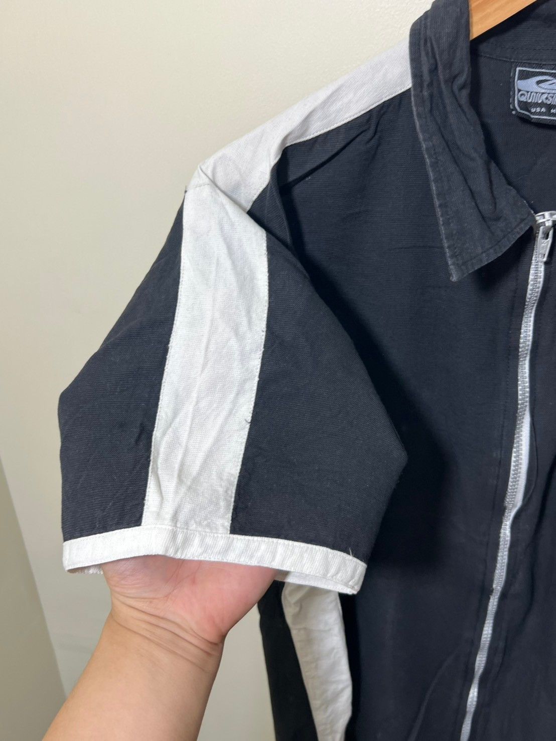 Quicksilver × Quiksilver × Vintage Vintage Quicksilver shirt Full Zip Pocket bnz01 Size US XL / EU 56 / 4 - 6 Thumbnail