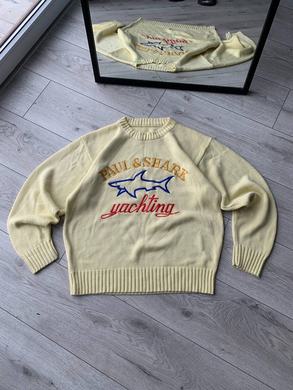 Paul & Shark Vintage 90's Paul&Shark Achival Big Knit Sweater L Size US L / EU 52-54 / 3 - 4 Thumbnail