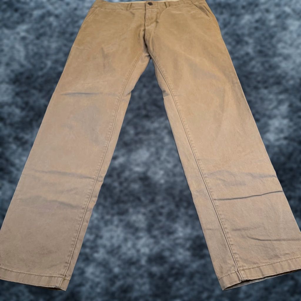 Gap GAP The Lived In Slim Khaki Chinos Pants Mens W34 L32 Casual Workwear Size US 34 / EU 50 - 1 Thumbnail