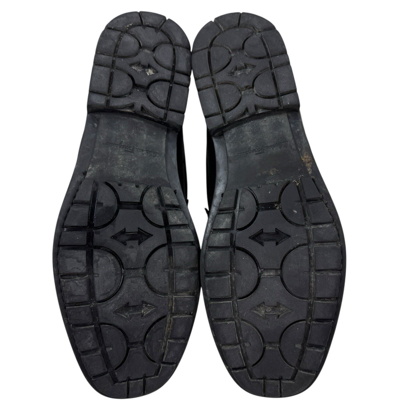 Salvatore Ferragamo Ferragamo David Leather Loafers Gancini Horse Bit Size 10 EE Size US 10 / EU 43 - 10 Thumbnail