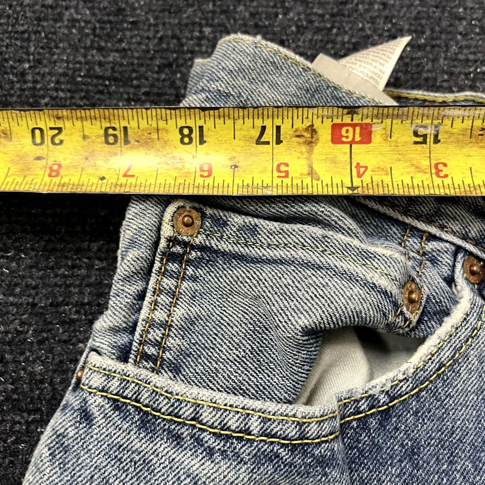 Levi's Levi's Jeans Mens 36x30 Blue Relaxed Tapered Leg Denim Medium Wash 550 Relaxed Fit Stone Wash Pockets Zip Fly Men Mens Size US 36 / EU 52 - 5 Thumbnail