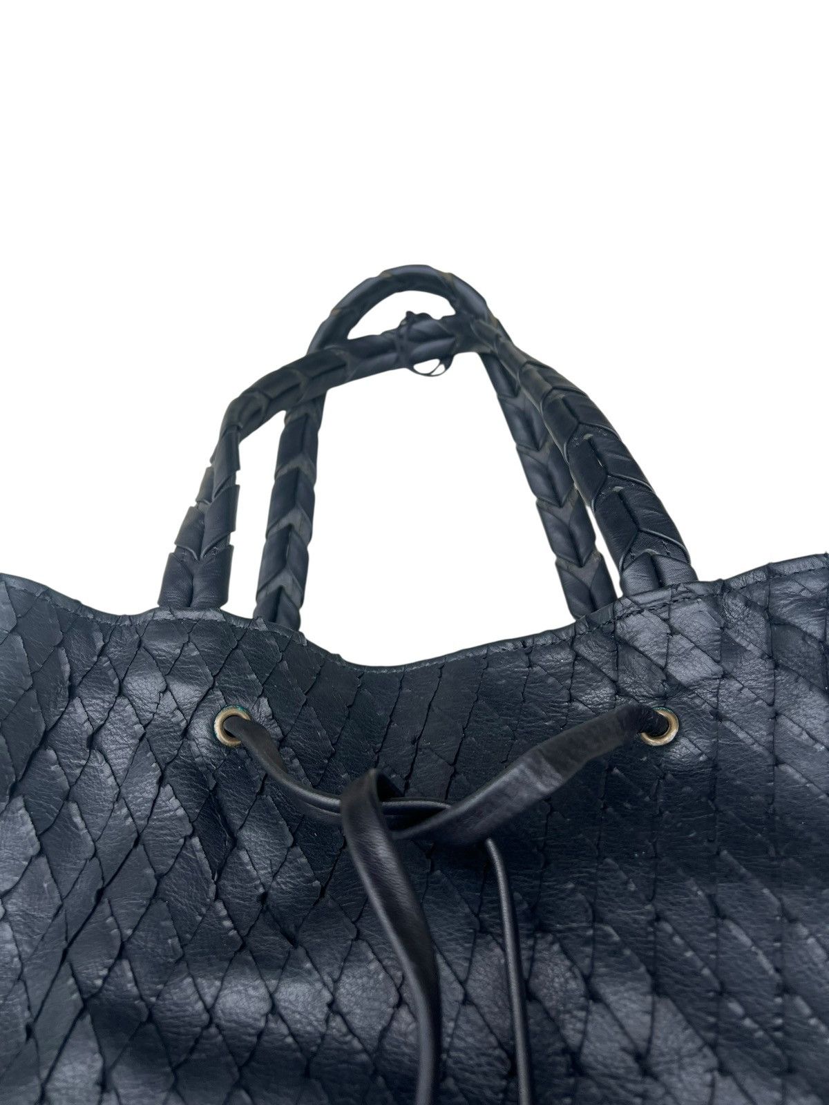 Jas MB Jas M.B. Hand Made in England Distressed Leather Huge Bag Size ONE SIZE - 5 Thumbnail