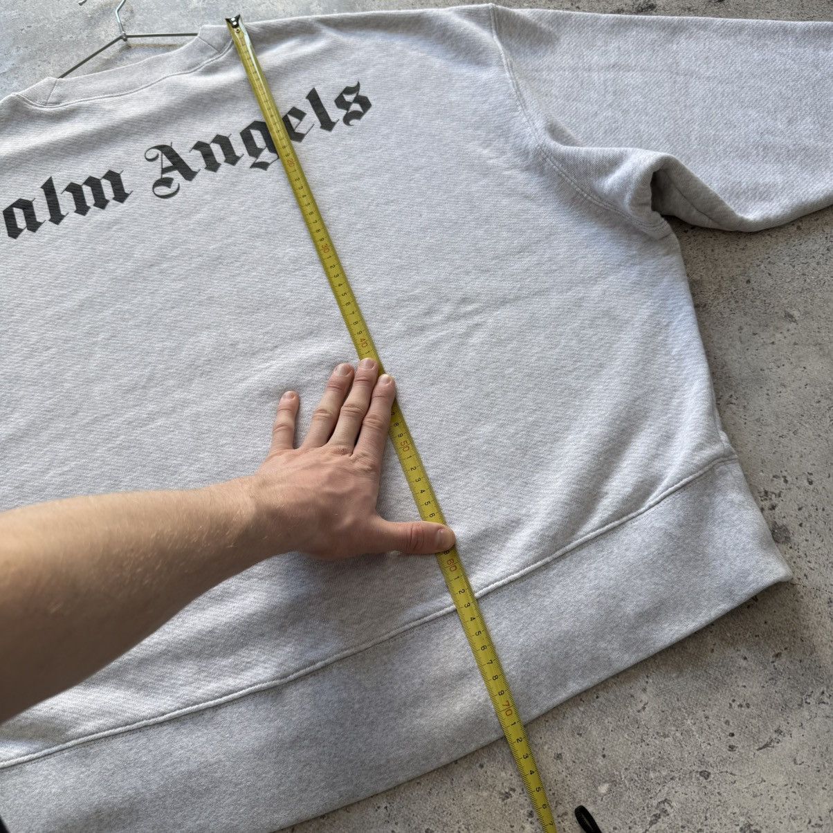 Palm Angels Palm Angels Big Logo Boxy Oversized Fit Sweatshirt Size US XL / EU 56 / 4 - 14 Thumbnail