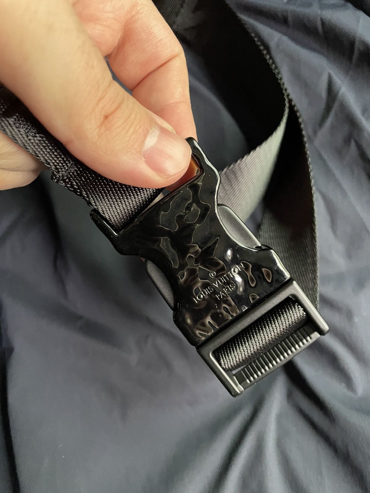 Louis Vuitton Louis Vuitton Navy Harness Belt Hoodie Size US M / EU 48-50 / 2 - 7 Thumbnail