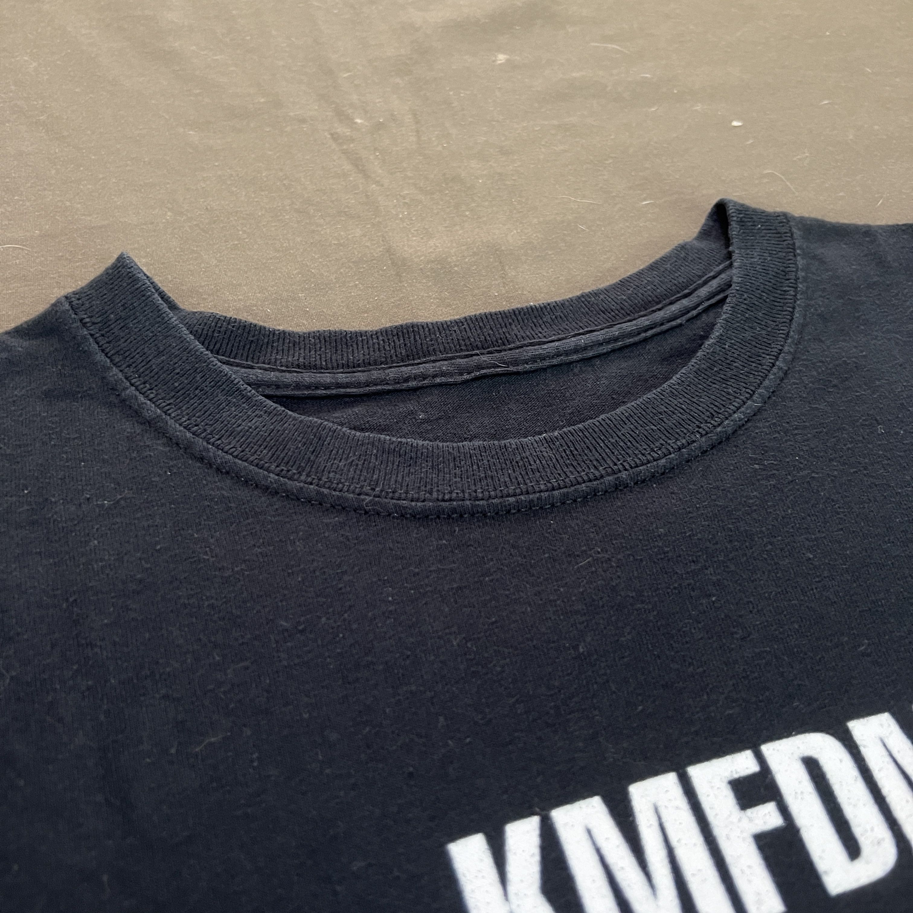 Band Tees Vintage Y2K KMFDM German Industrial Rock Promo Tee Size US L / EU 52-54 / 3 - 3 Thumbnail
