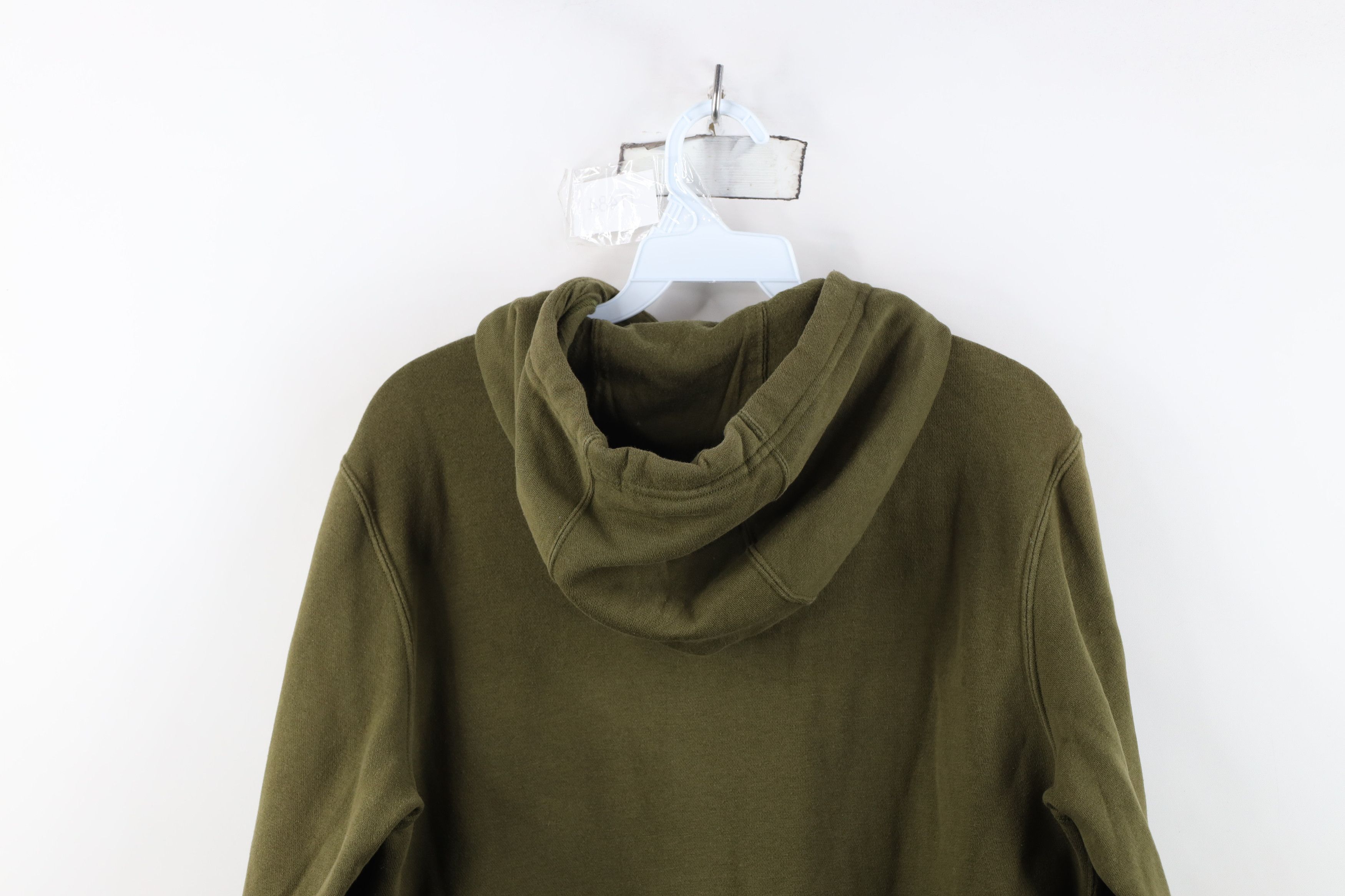 Nike Vintage Y2K Nike Mini Swoosh Full Zip Hoodie Olive Green Size US S / EU 44-46 / 1 - 14 Thumbnail
