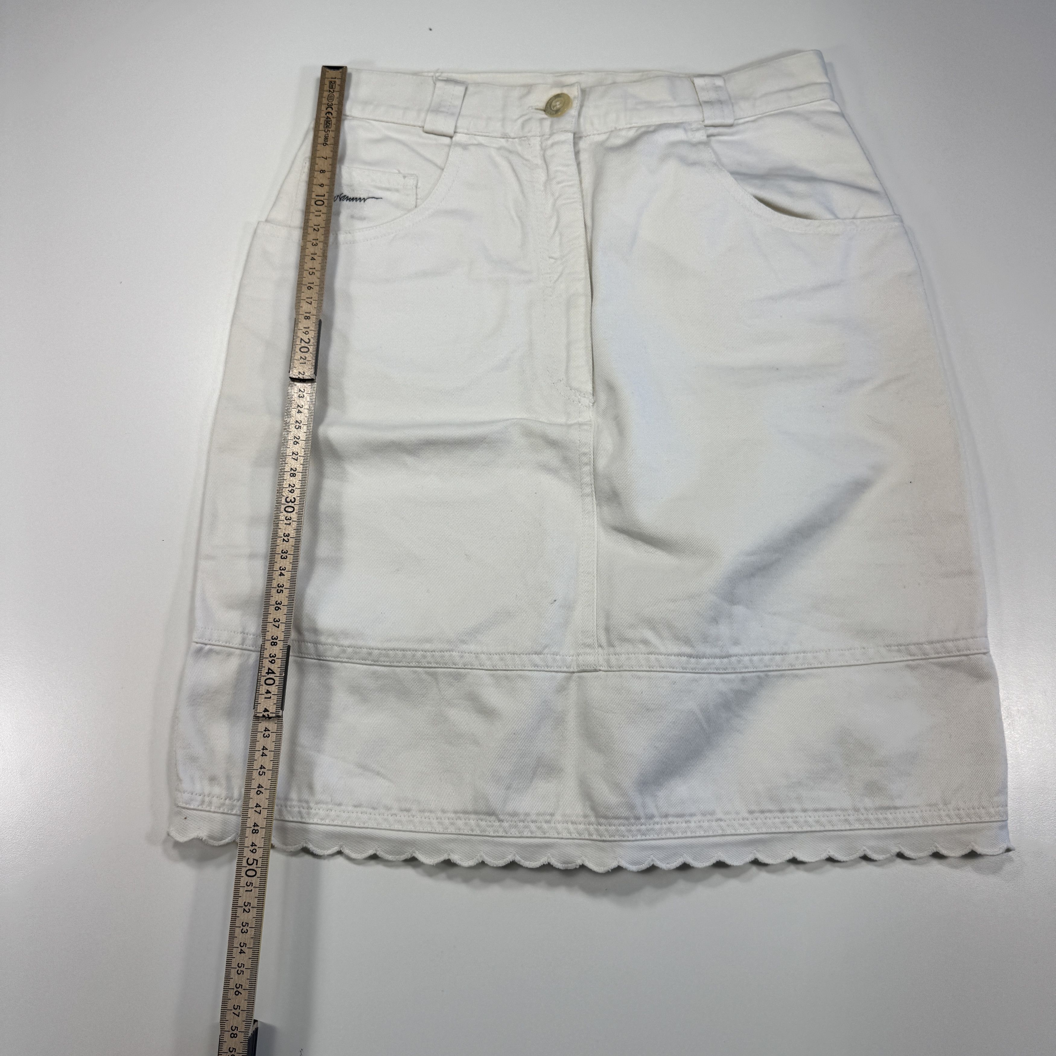 Moschino Moschino? Milano Vintage Jeans Mini Skirt Size 27" / US 4 / IT 40 - 4 Thumbnail