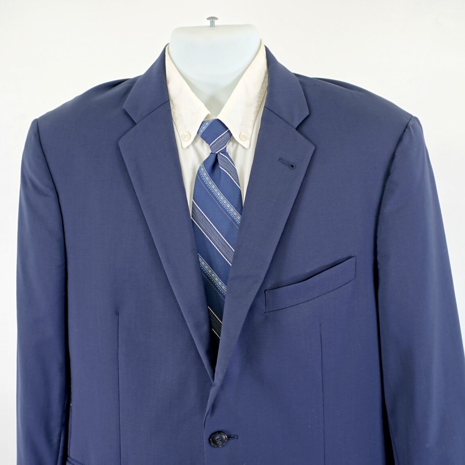 Joseph Abboud Joseph Abboud Marzotto 120s Wool Twill Blue 38S / Slim 40S B Size 38S - 1 Thumbnail