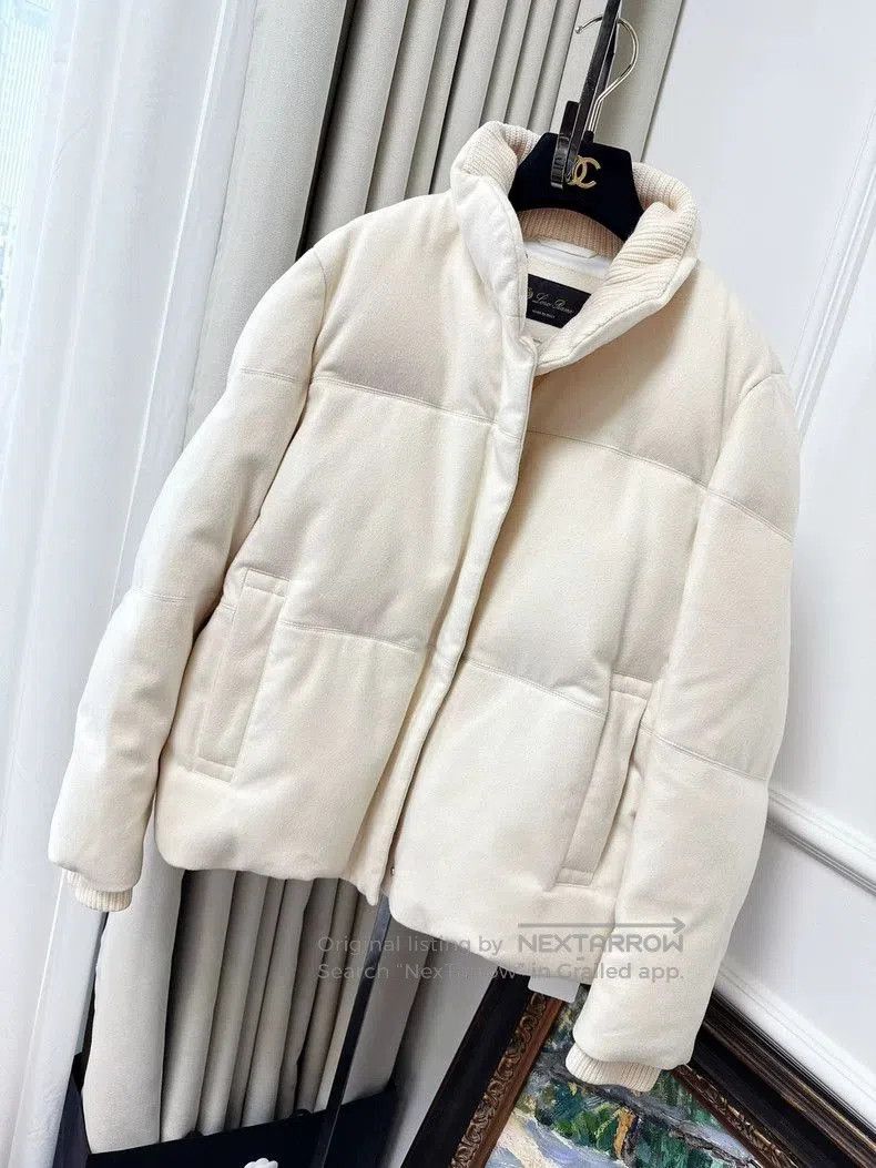 Loro Piana Loro Piana Cream Cashmere Down Jacket. Size US S / EU 44-46 / 1 - 1 Thumbnail