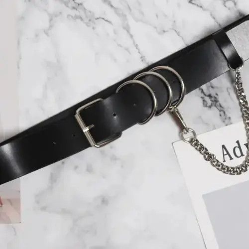 Other Outdoor fashion punk chain grunge belt gothic rock Size ONE SIZE - 3 Thumbnail