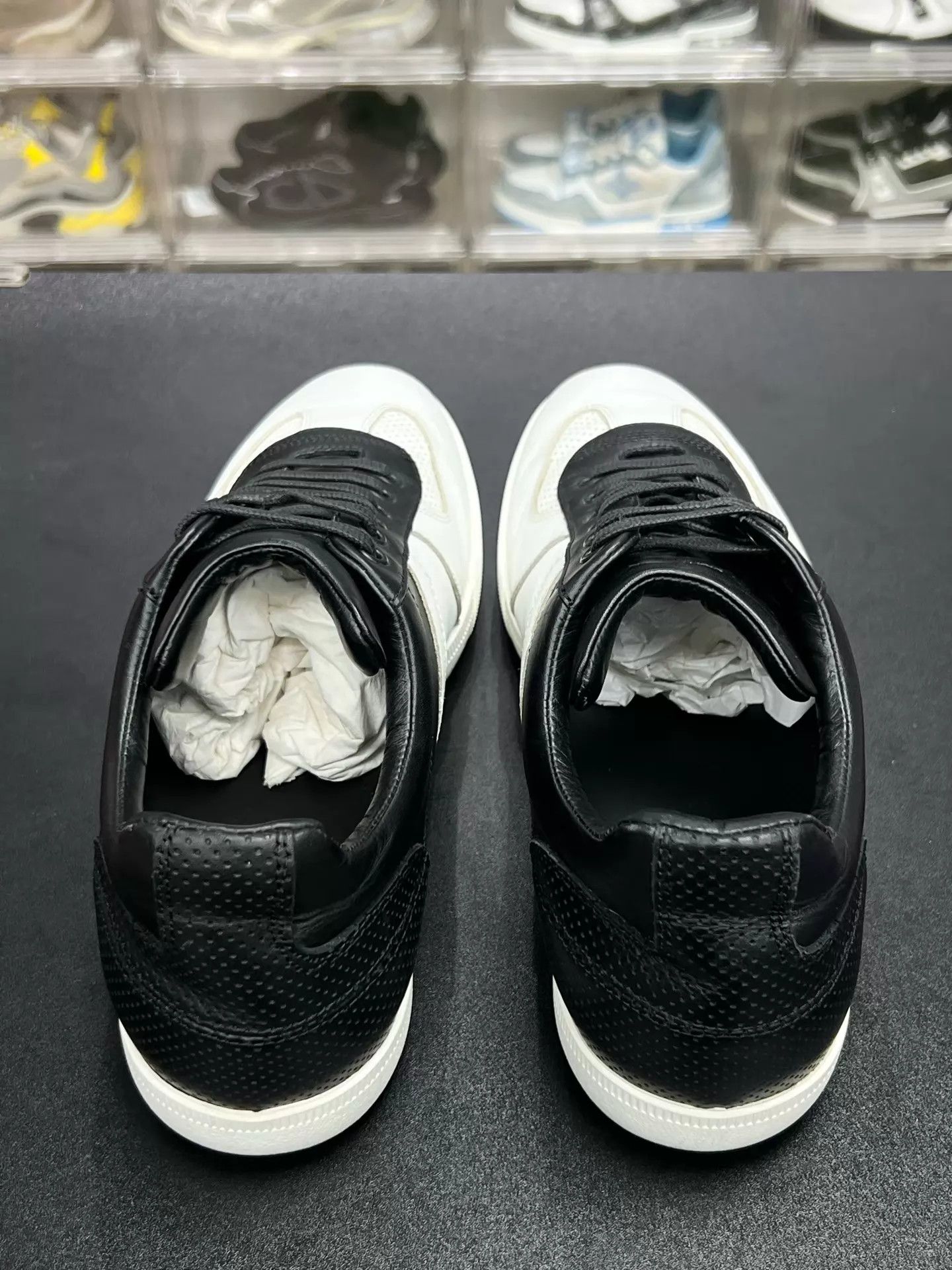 Dior DIOR B01 Black & White Leather German Trainer 42.5 Size US 9.5 / EU 42-43 - 7 Thumbnail