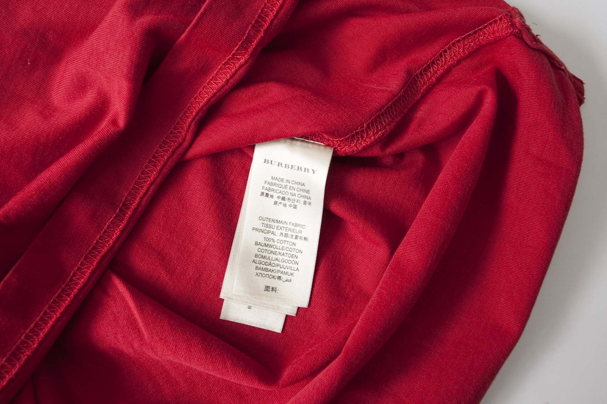 Burberry Burberry Polo Nova Check Size S Red Size US S / EU 44-46 / 1 - 4 Thumbnail