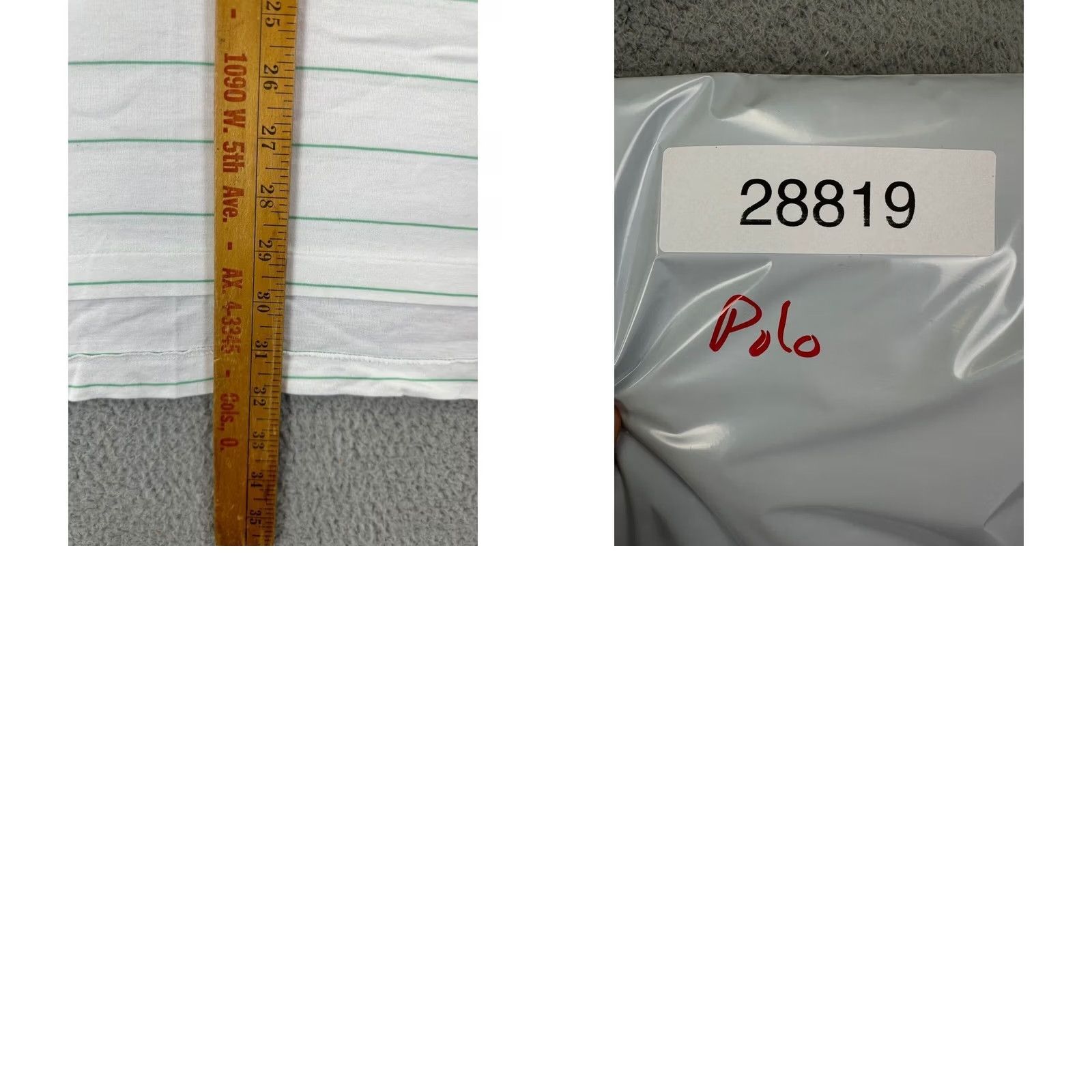Polo Ralph Lauren VINTAGE Polo Golf Ralph Lauren Shirt Adult XL White Striped Pima Cotton Rugby Casual Men Size US XL / EU 56 / 4 - 8 Thumbnail