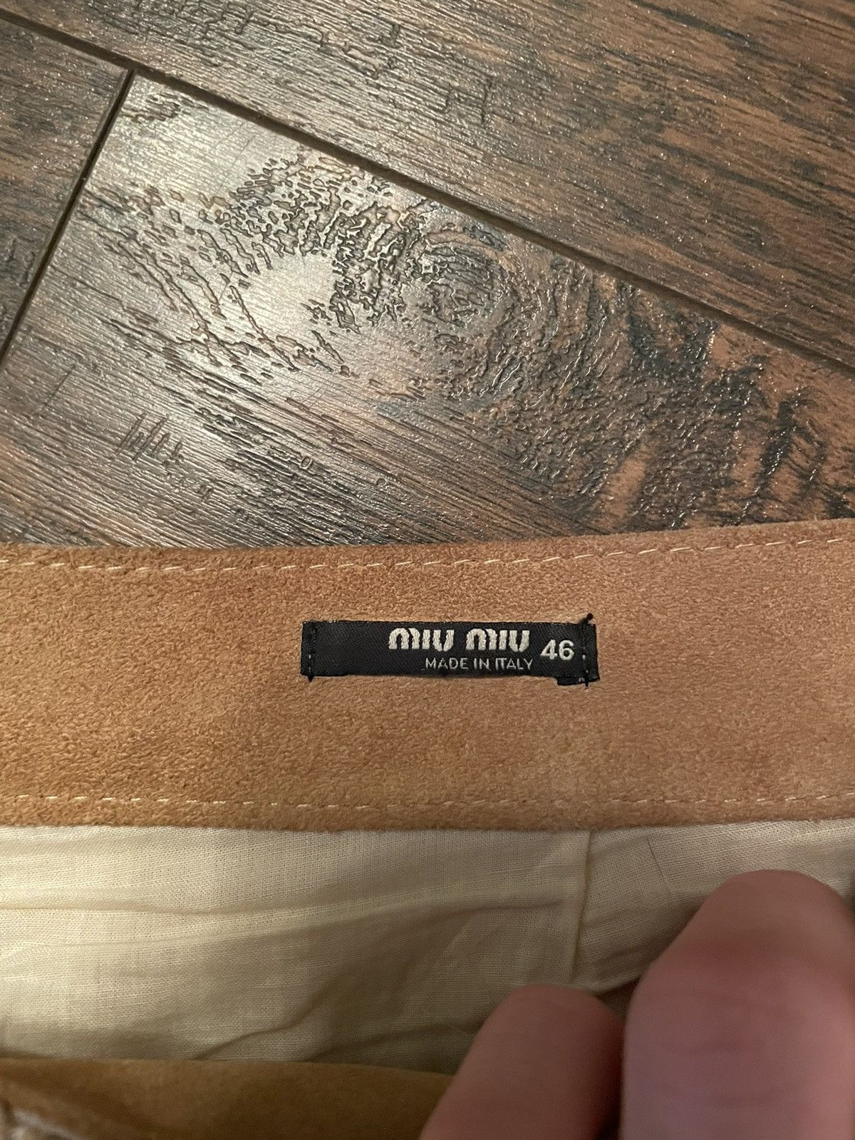 Miu Miu Miu Miu Brown Leather Pants Size US 32 / EU 48 - 3 Thumbnail