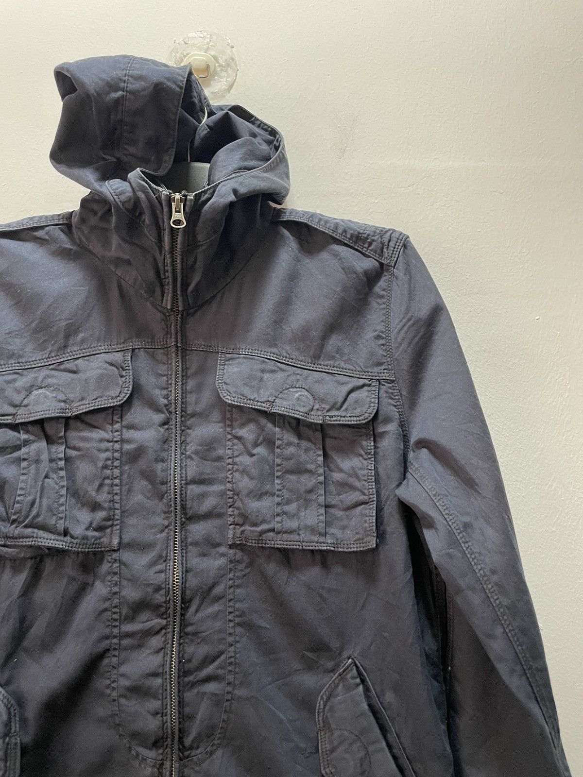If Six Was Nine × Japanese Brand 291295 HOMME Parka Jacket Hoodie Zip Double Pocket Size US M / EU 48-50 / 2 - 3 Thumbnail