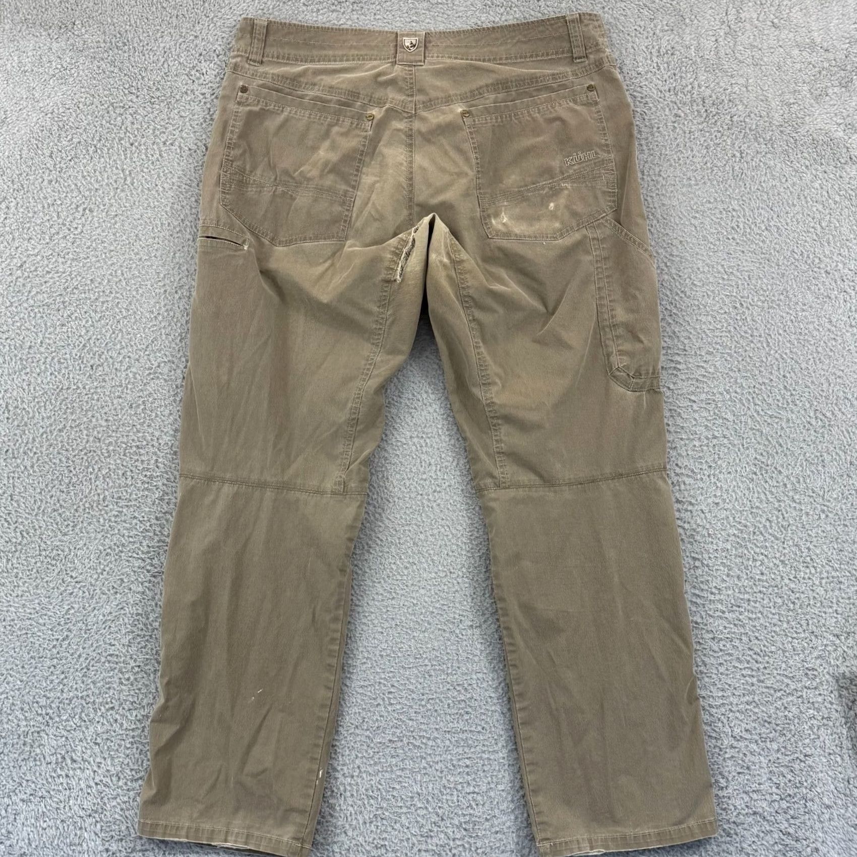 Vintage Kuhl Revolvr Pants Mens 36x32 Brown Straight Hiking Outdoor Casual Chino Regular Baseball N/A Size US 36 / EU 52 - 7 Thumbnail