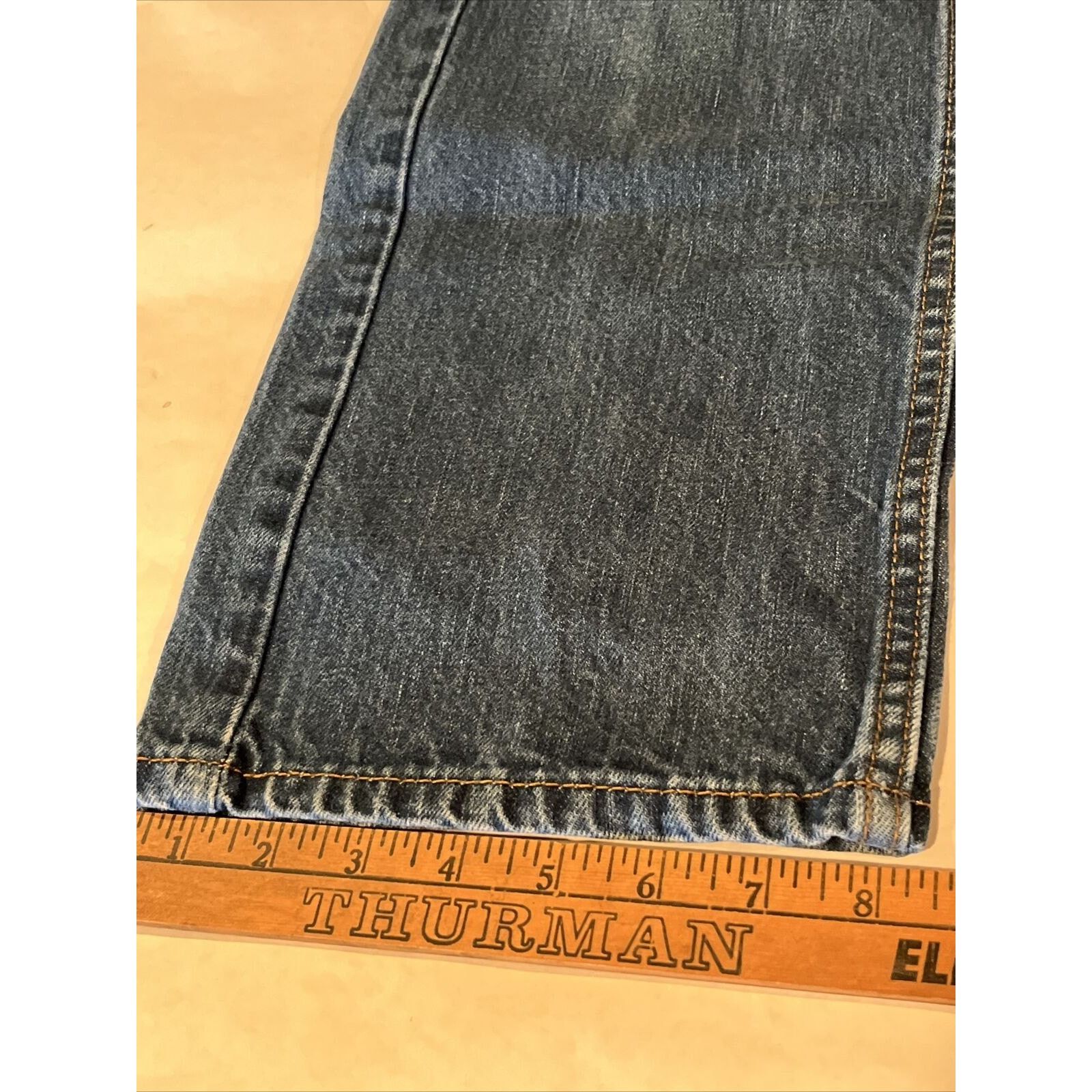 Levi's Levi's 559 Men's 31x31 Medium Wash Straight Leg Blue Denim Size US 31 - 6 Thumbnail