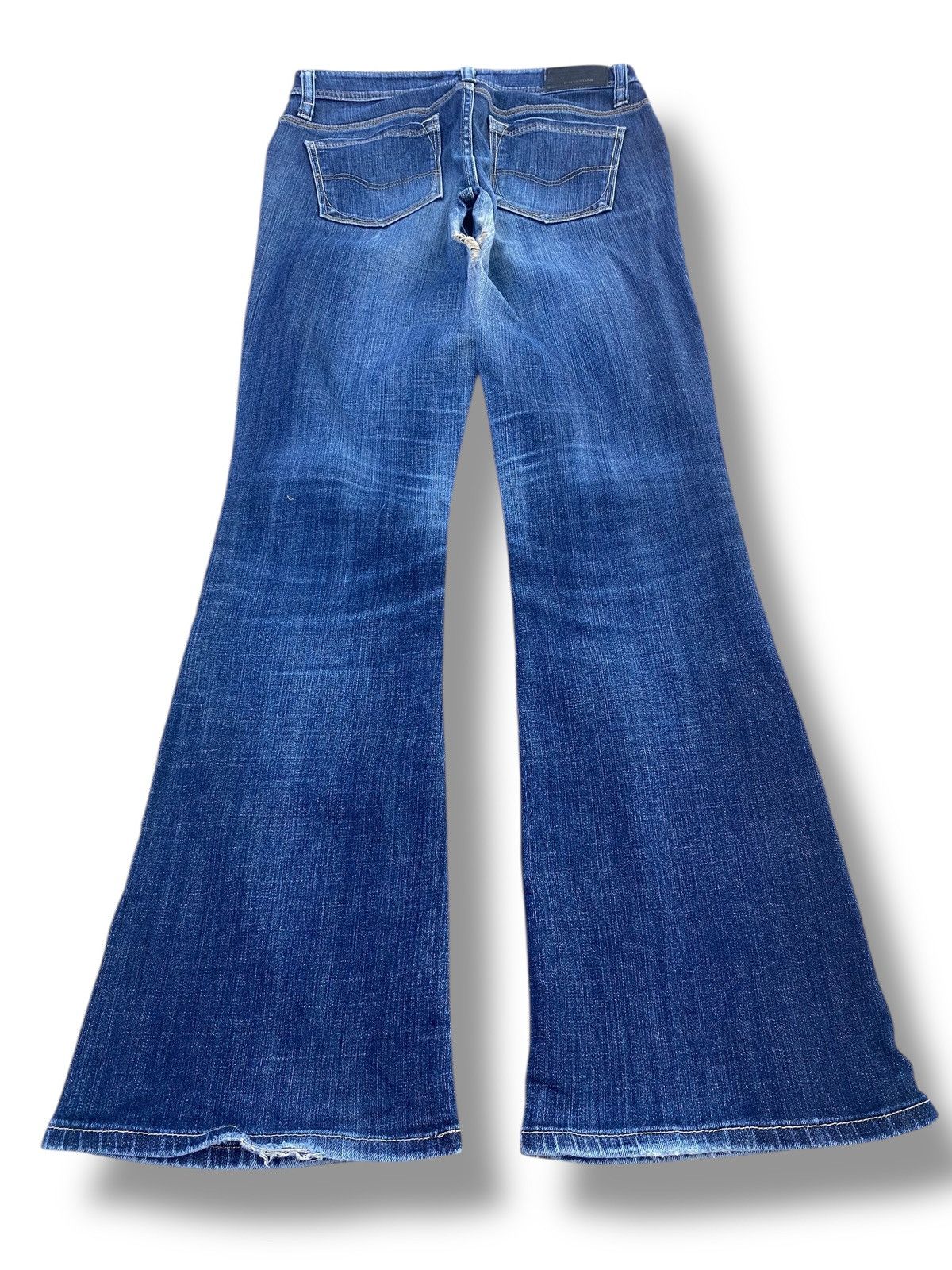 Japanese Brand Japanese Brand Whiskers Faded Wash Style Flare Jeans Size US 28 / EU 44 - 3 Thumbnail