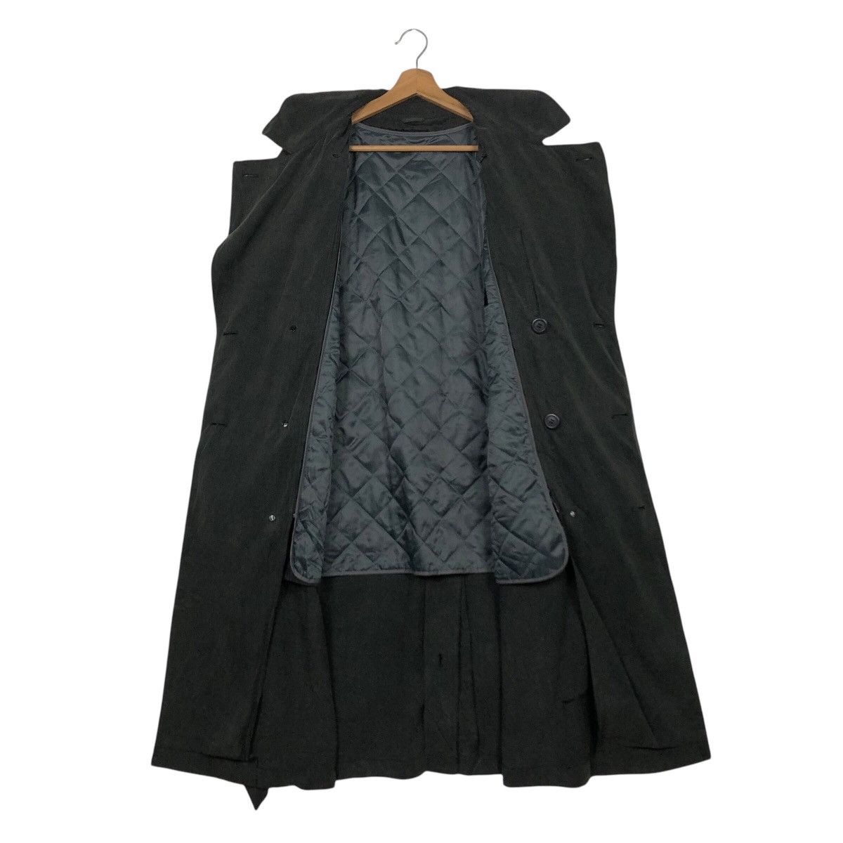Japanese Brand 📌Vintage Long Jacket Rich Black Christian Aujard Homme Size US M / EU 48-50 / 2 - 15 Thumbnail