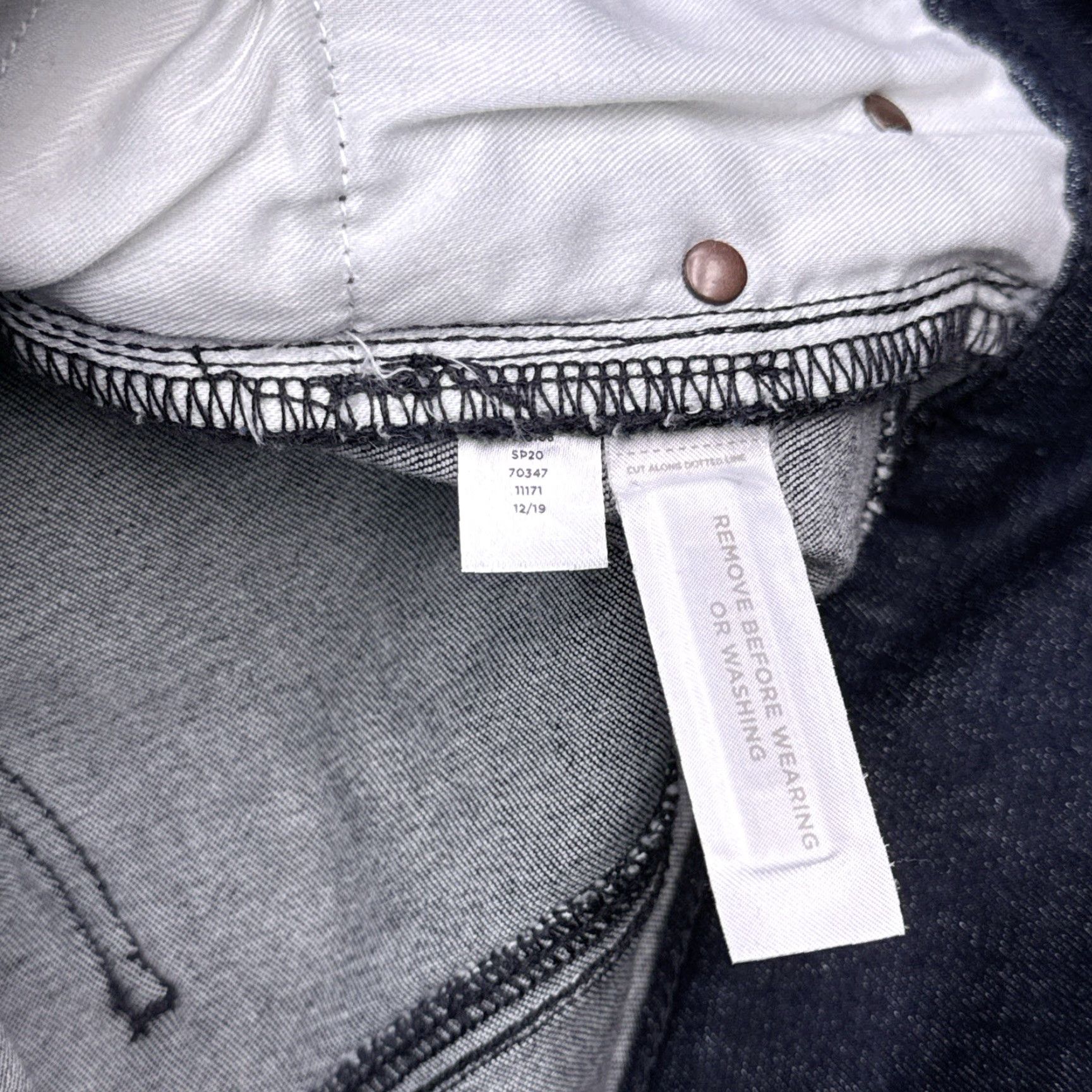 Ann Taylor Ann Taylor Jeans Womens 6 Skinny High Rise Stretch Denim Blue 5-Pocket City Zip Button Slim Regular Machine Washable Holiday? Size 28" / US 6 / IT 42 - 6 Thumbnail