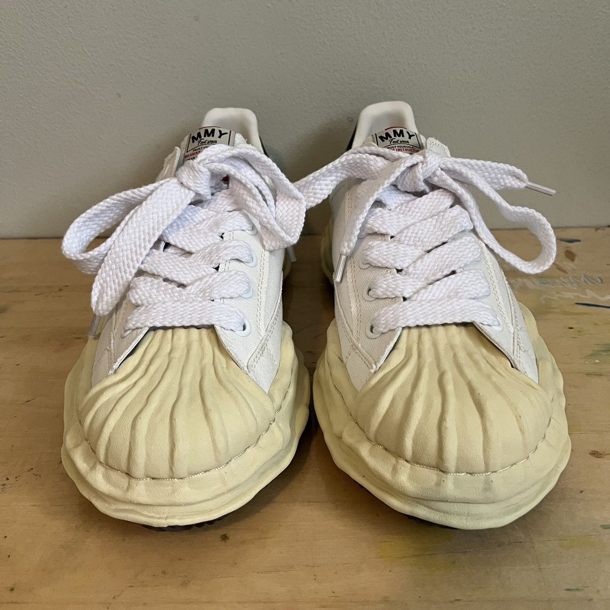 Maison MIHARA YASUHIRO Blakey Low Overdyed OG Sole Shoe Size US 11 / EU 44 - 1 Thumbnail