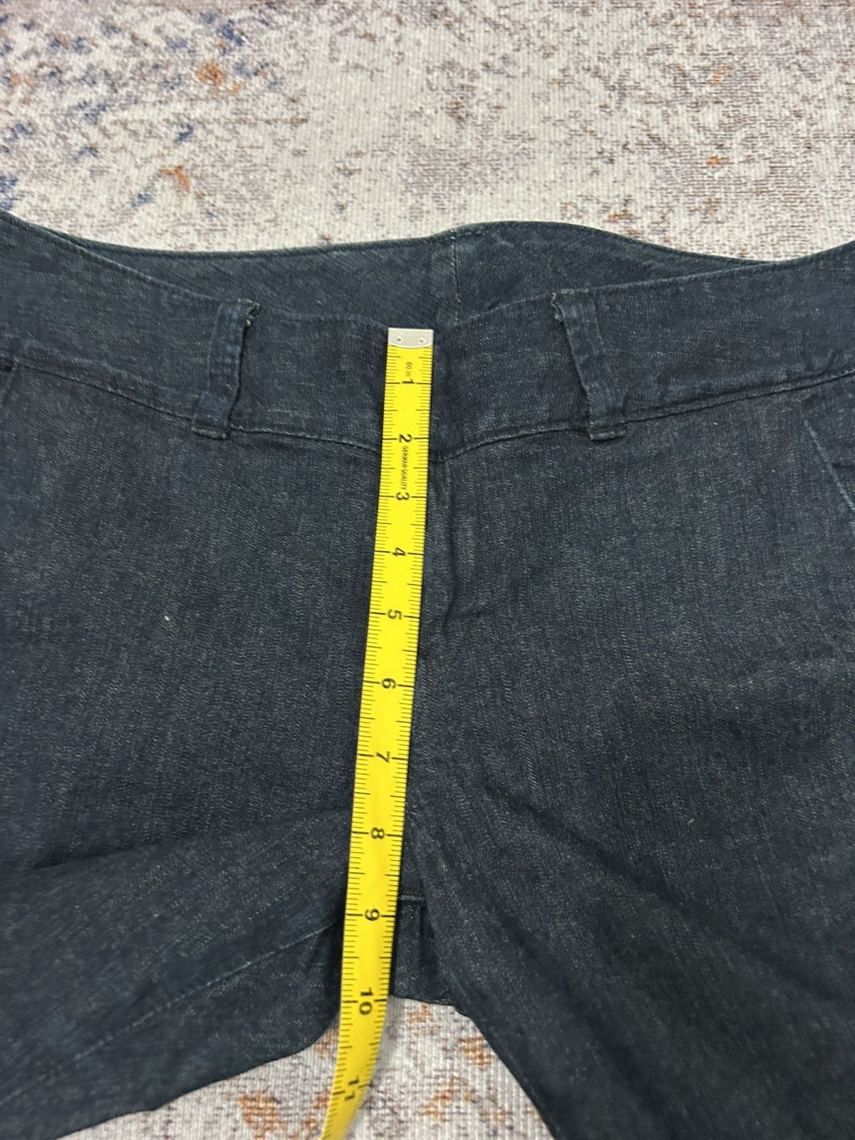45rpm × Blue Blue Japan × Japanese Brand 45Rpm Japan Denim Crooped Pants Size US 31 - 13 Thumbnail