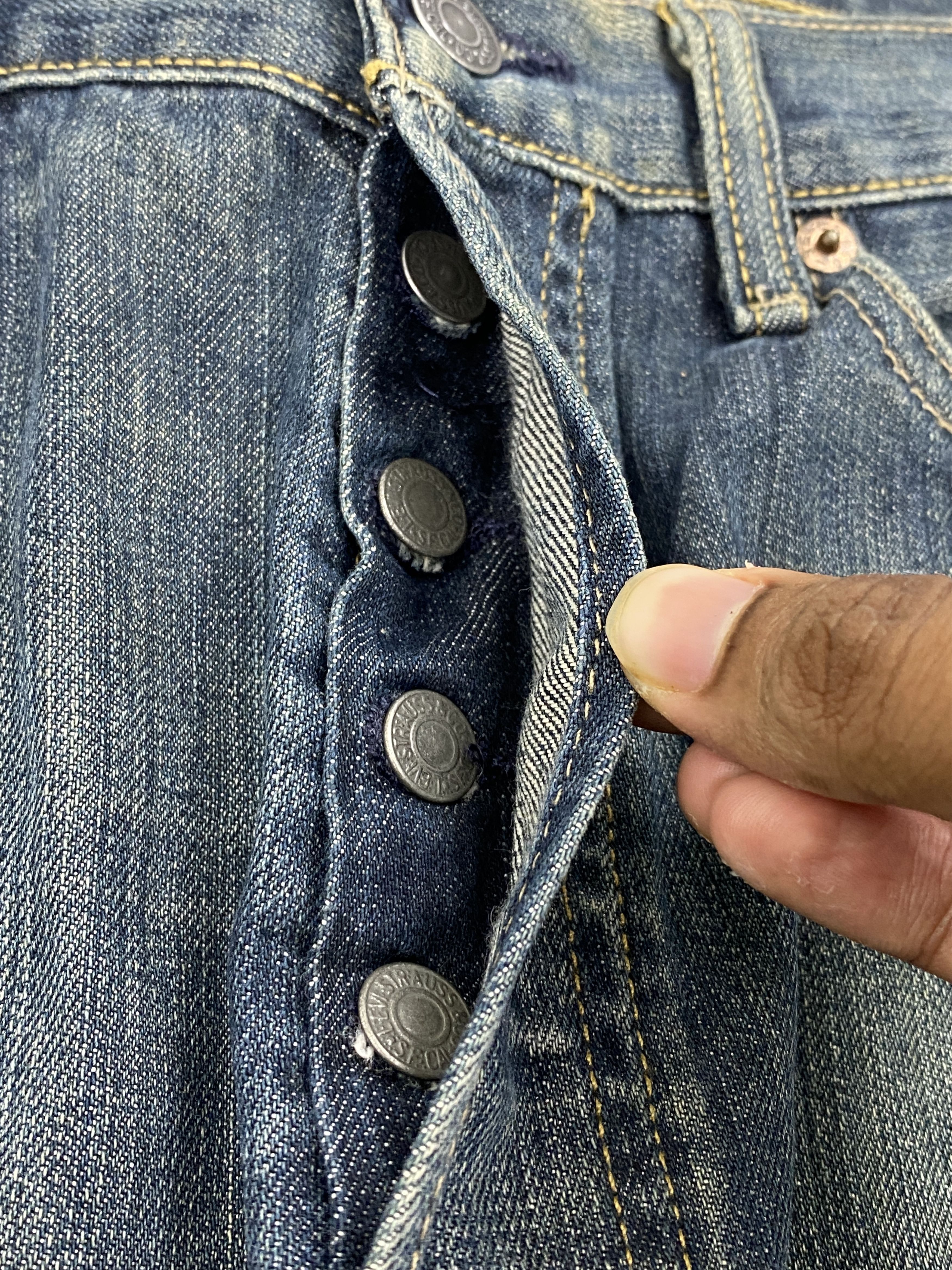 Levi's Rusty Vintage Levis 501 Blue Jeans DP2344 Size US 32 / EU 48 - 9 Thumbnail