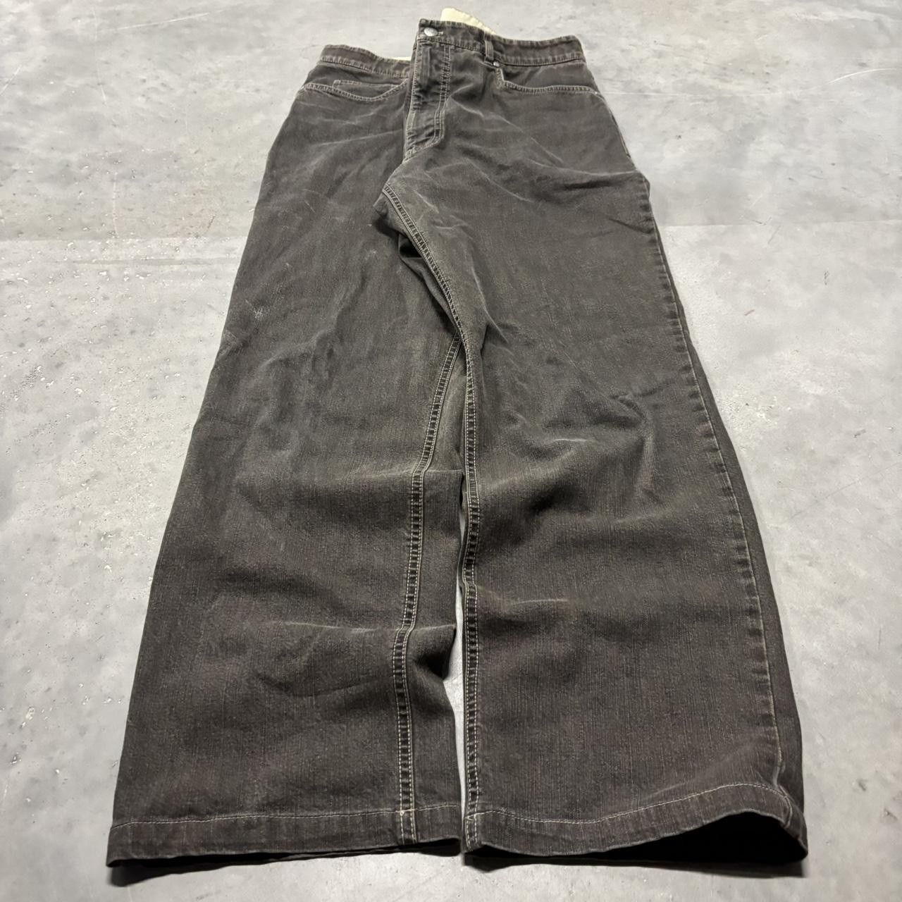 Japanese Brand × Vintage Crazy Vintage Y2K/2000s Grunge Faded Black Denim Jeans! Size US 32 / EU 48 - 3 Thumbnail