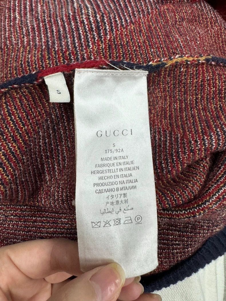 Gucci Gucci Little Pony Diamond Wool Knitted Cardigan coat Size S / US 4 / IT 40 - 4 Thumbnail